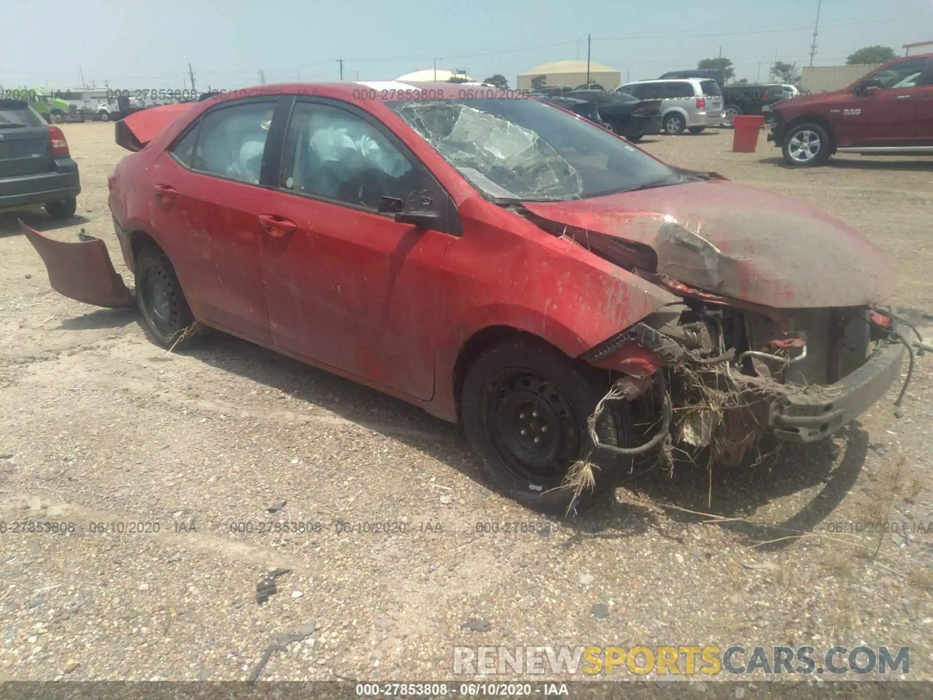 1 Photograph of a damaged car 2T1BURHEXKC212169 TOYOTA COROLLA 2019