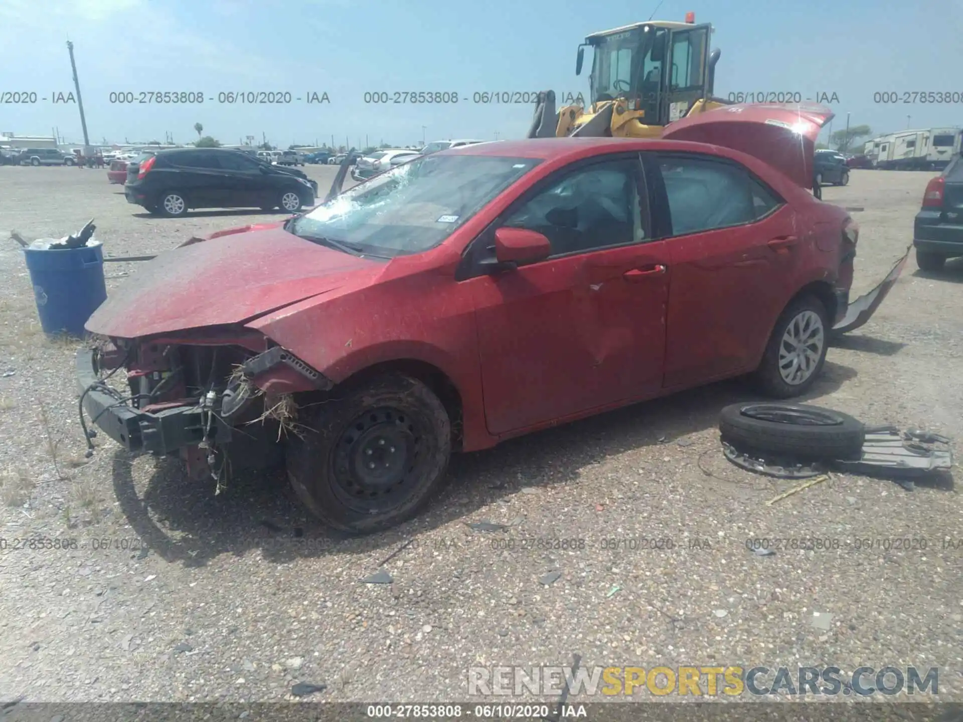 2 Photograph of a damaged car 2T1BURHEXKC212169 TOYOTA COROLLA 2019