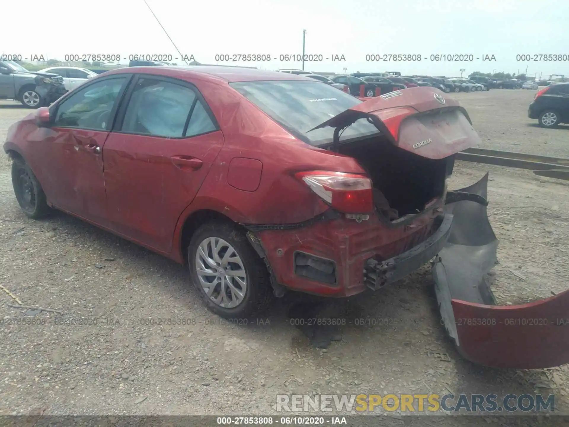 3 Photograph of a damaged car 2T1BURHEXKC212169 TOYOTA COROLLA 2019