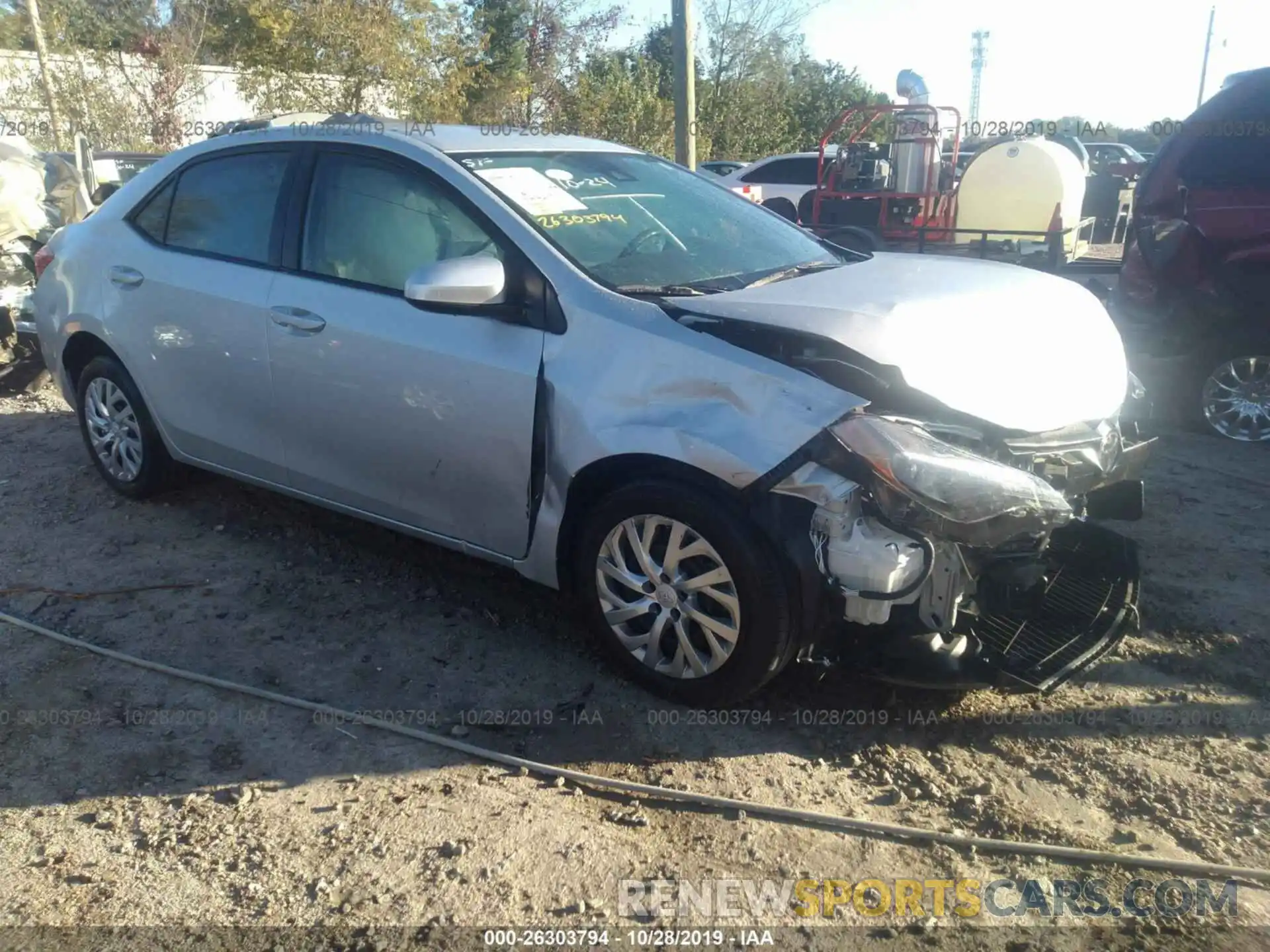 1 Photograph of a damaged car 2T1BURHEXKC212222 TOYOTA COROLLA 2019