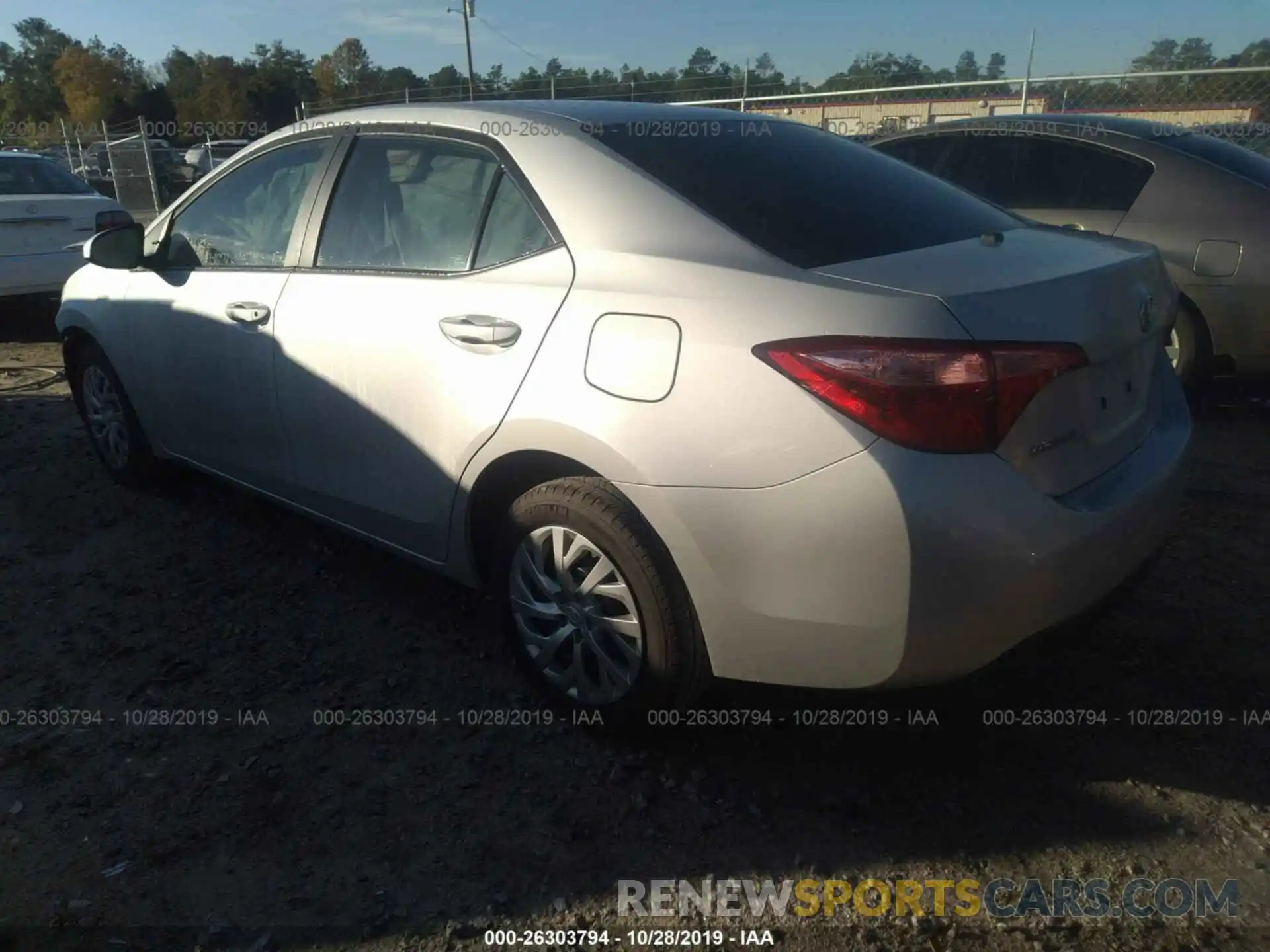 3 Photograph of a damaged car 2T1BURHEXKC212222 TOYOTA COROLLA 2019