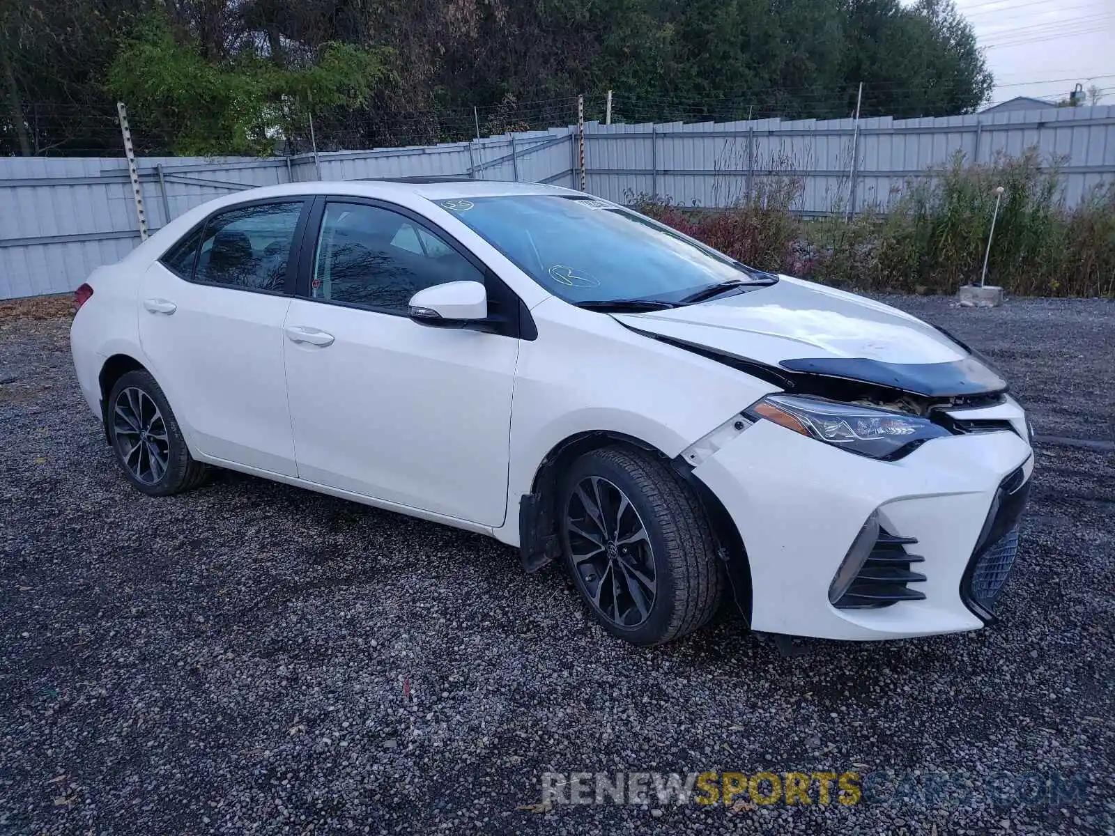 1 Photograph of a damaged car 2T1BURHEXKC212432 TOYOTA COROLLA 2019