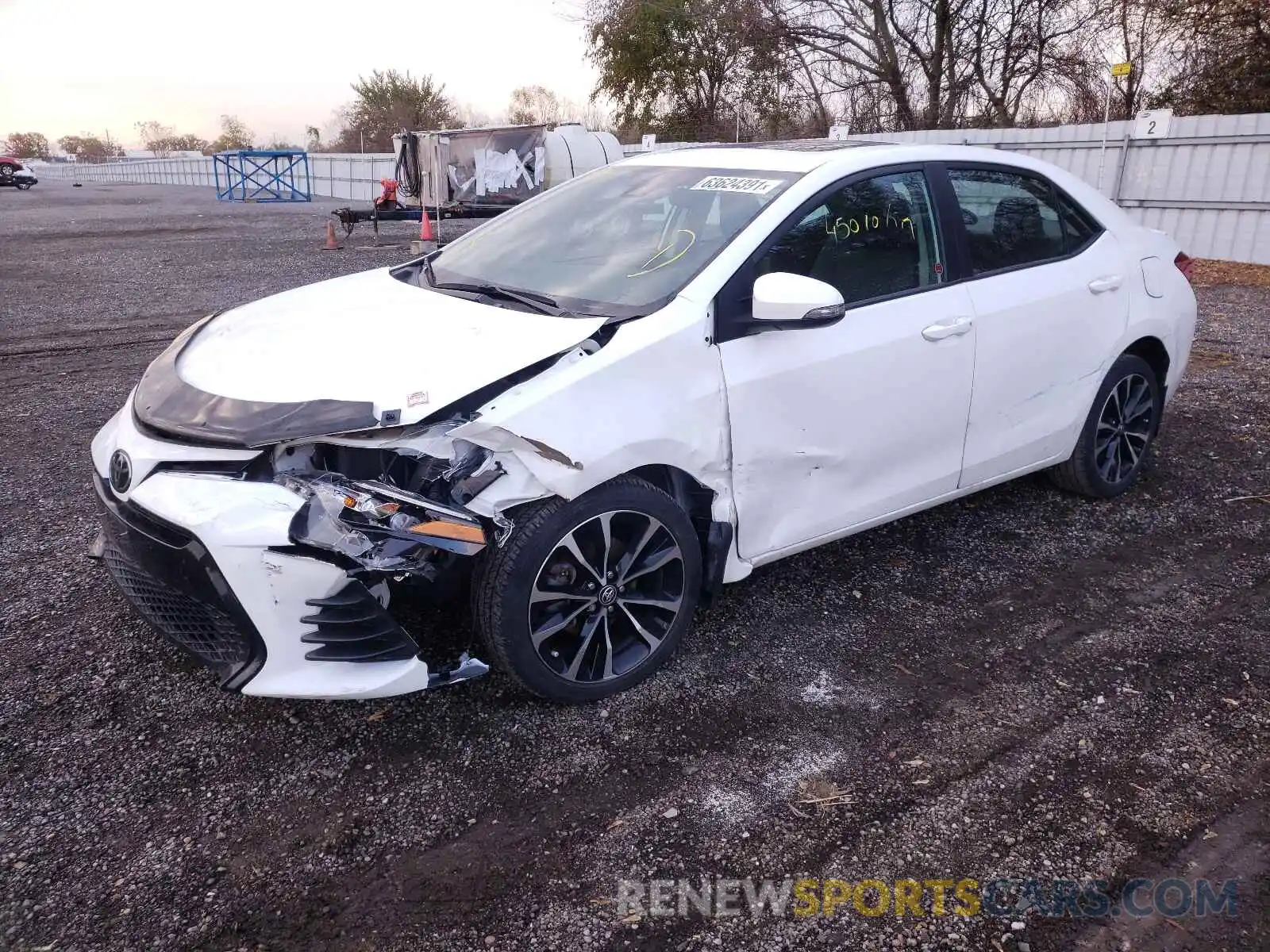 2 Photograph of a damaged car 2T1BURHEXKC212432 TOYOTA COROLLA 2019