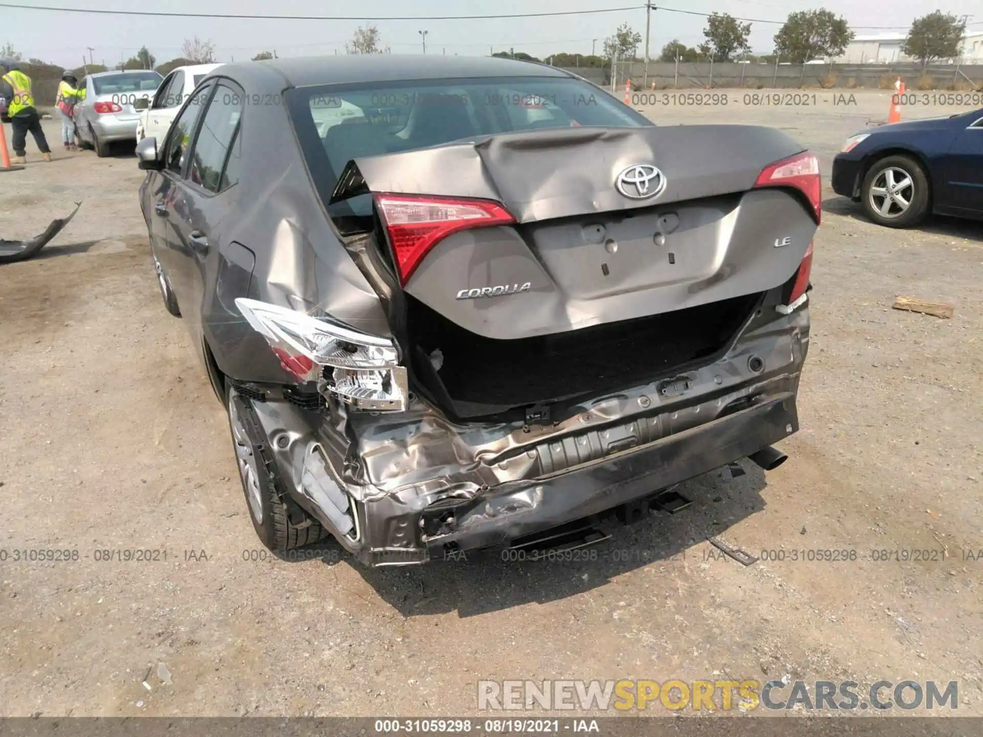 6 Photograph of a damaged car 2T1BURHEXKC212544 TOYOTA COROLLA 2019