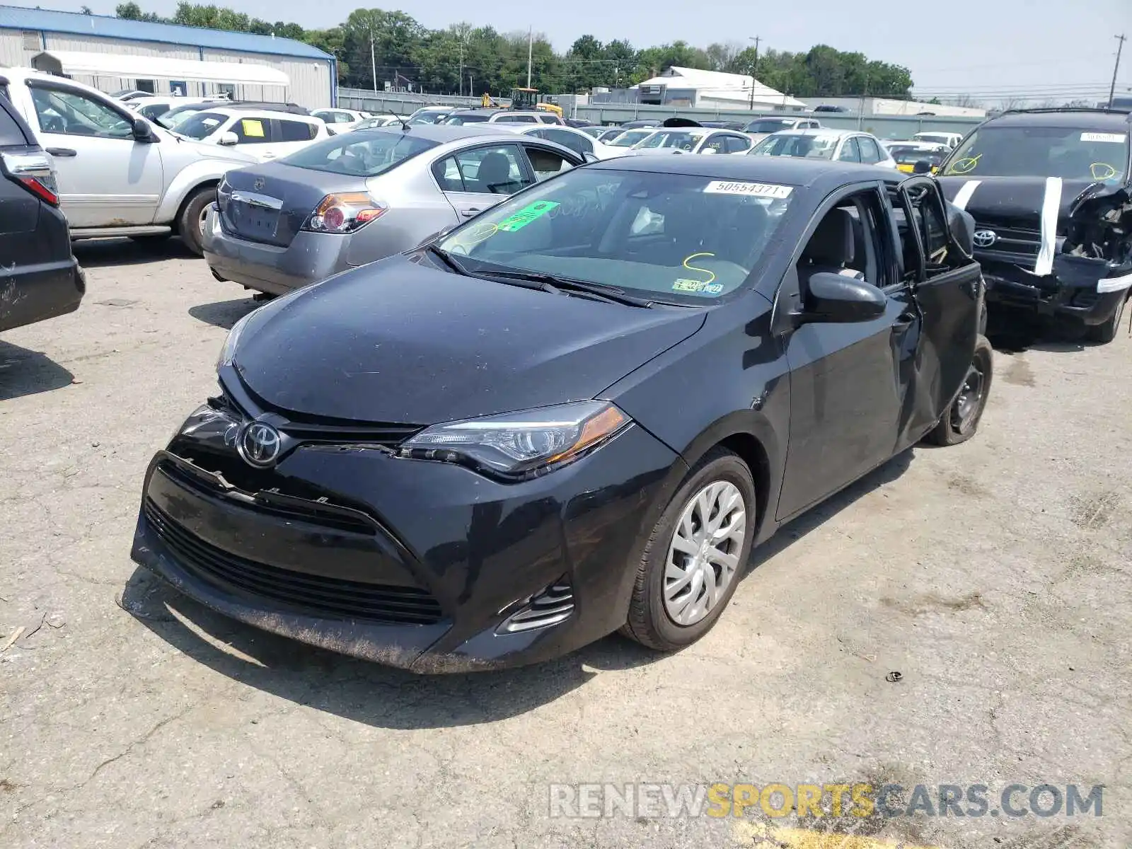 2 Photograph of a damaged car 2T1BURHEXKC212754 TOYOTA COROLLA 2019