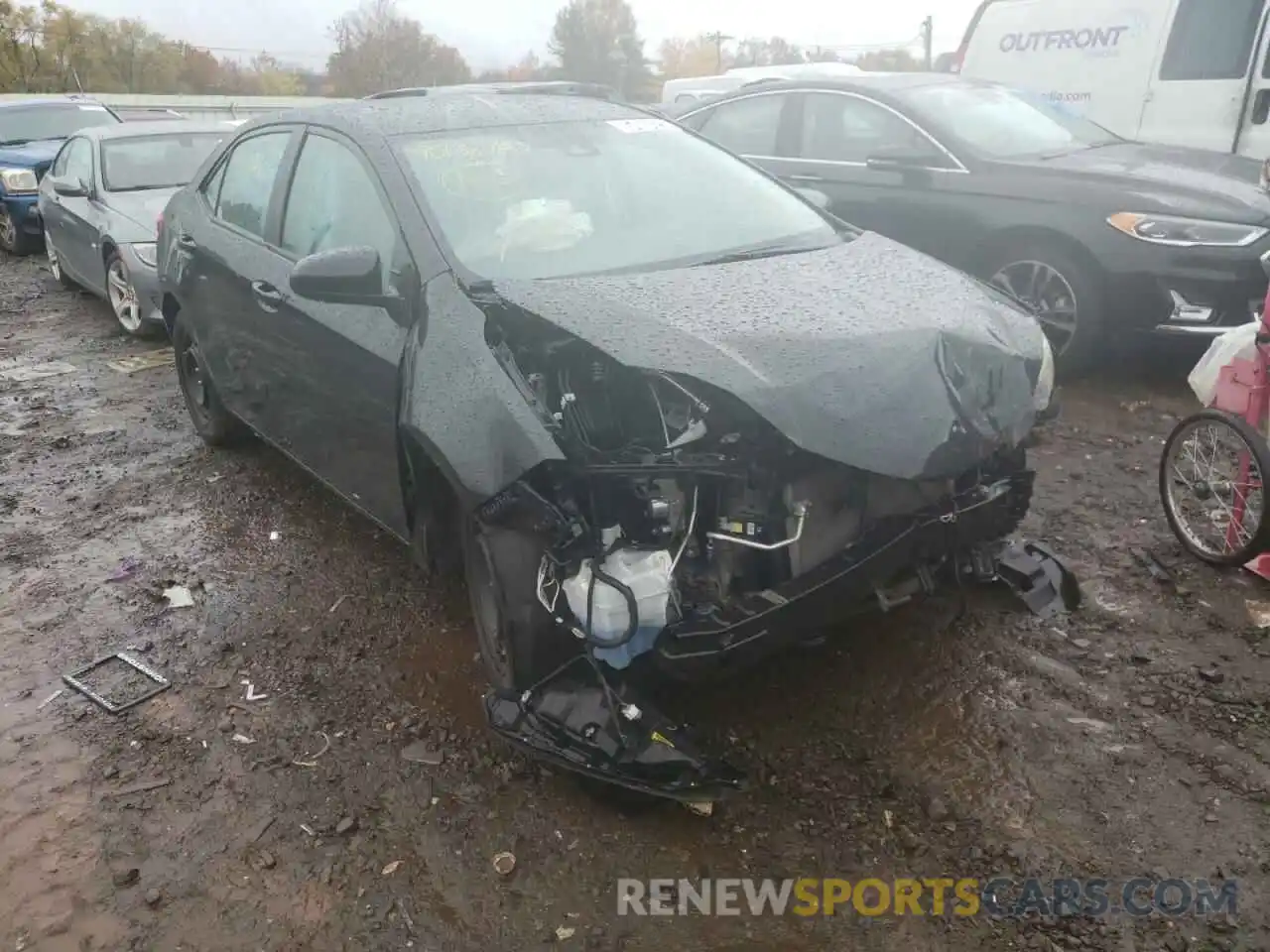 1 Photograph of a damaged car 2T1BURHEXKC213094 TOYOTA COROLLA 2019