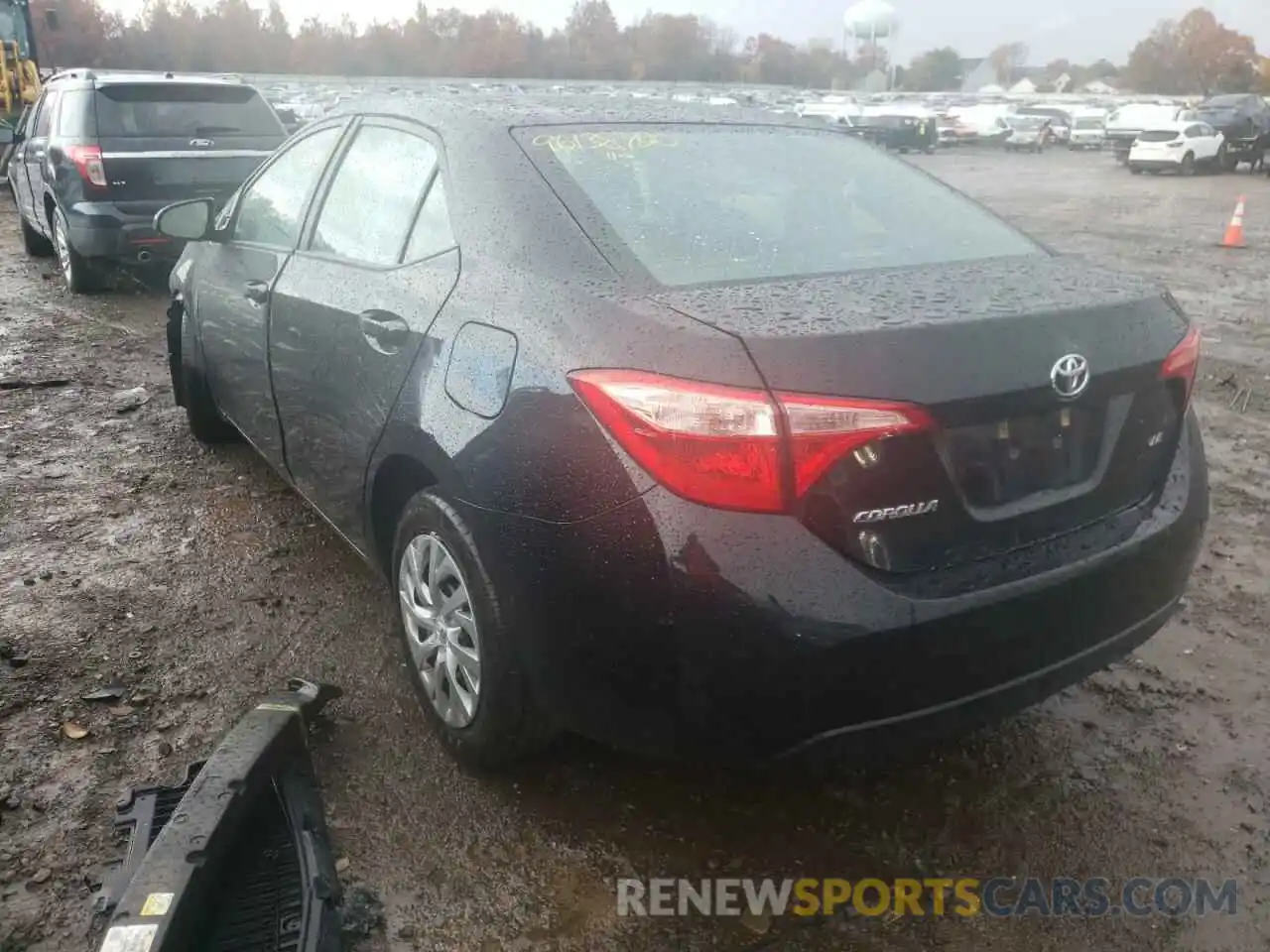 3 Photograph of a damaged car 2T1BURHEXKC213094 TOYOTA COROLLA 2019