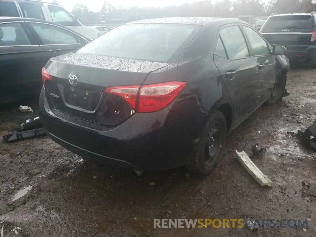 4 Photograph of a damaged car 2T1BURHEXKC213094 TOYOTA COROLLA 2019