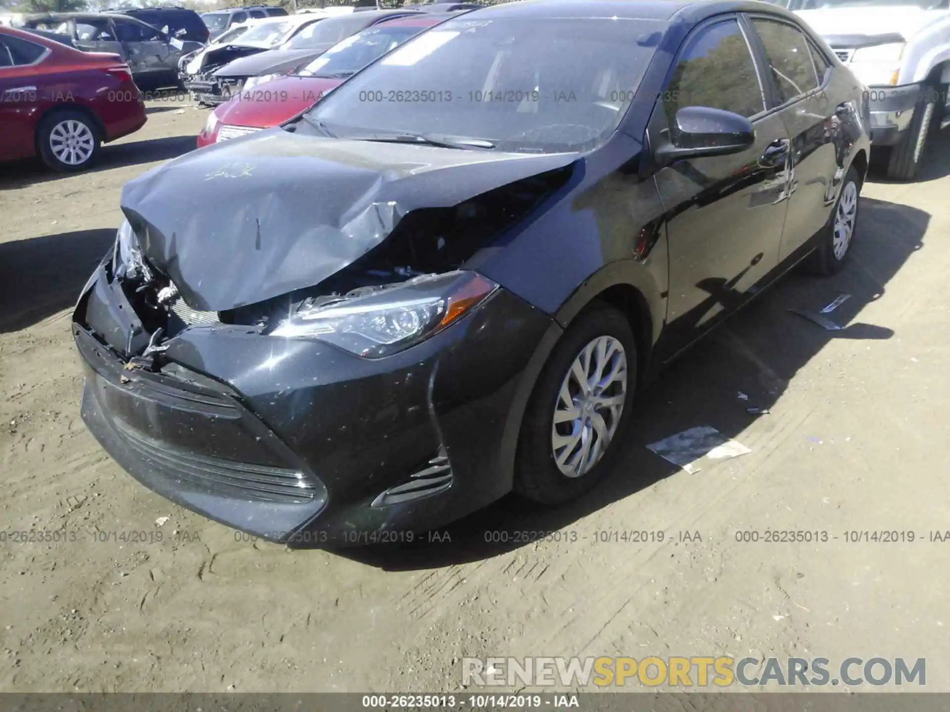 2 Photograph of a damaged car 2T1BURHEXKC213435 TOYOTA COROLLA 2019