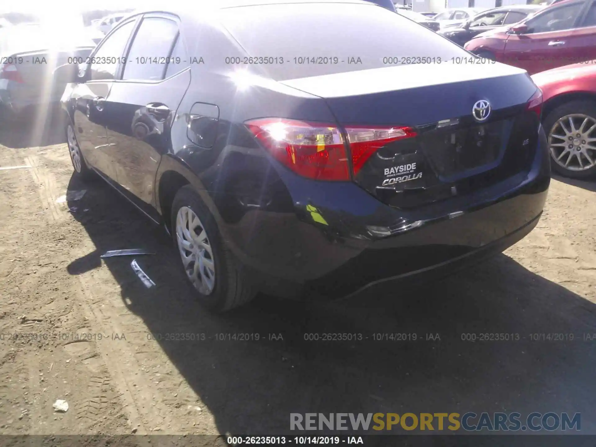 3 Photograph of a damaged car 2T1BURHEXKC213435 TOYOTA COROLLA 2019