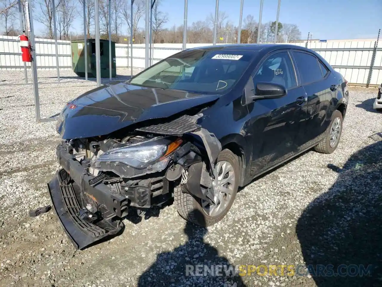 2 Photograph of a damaged car 2T1BURHEXKC213497 TOYOTA COROLLA 2019