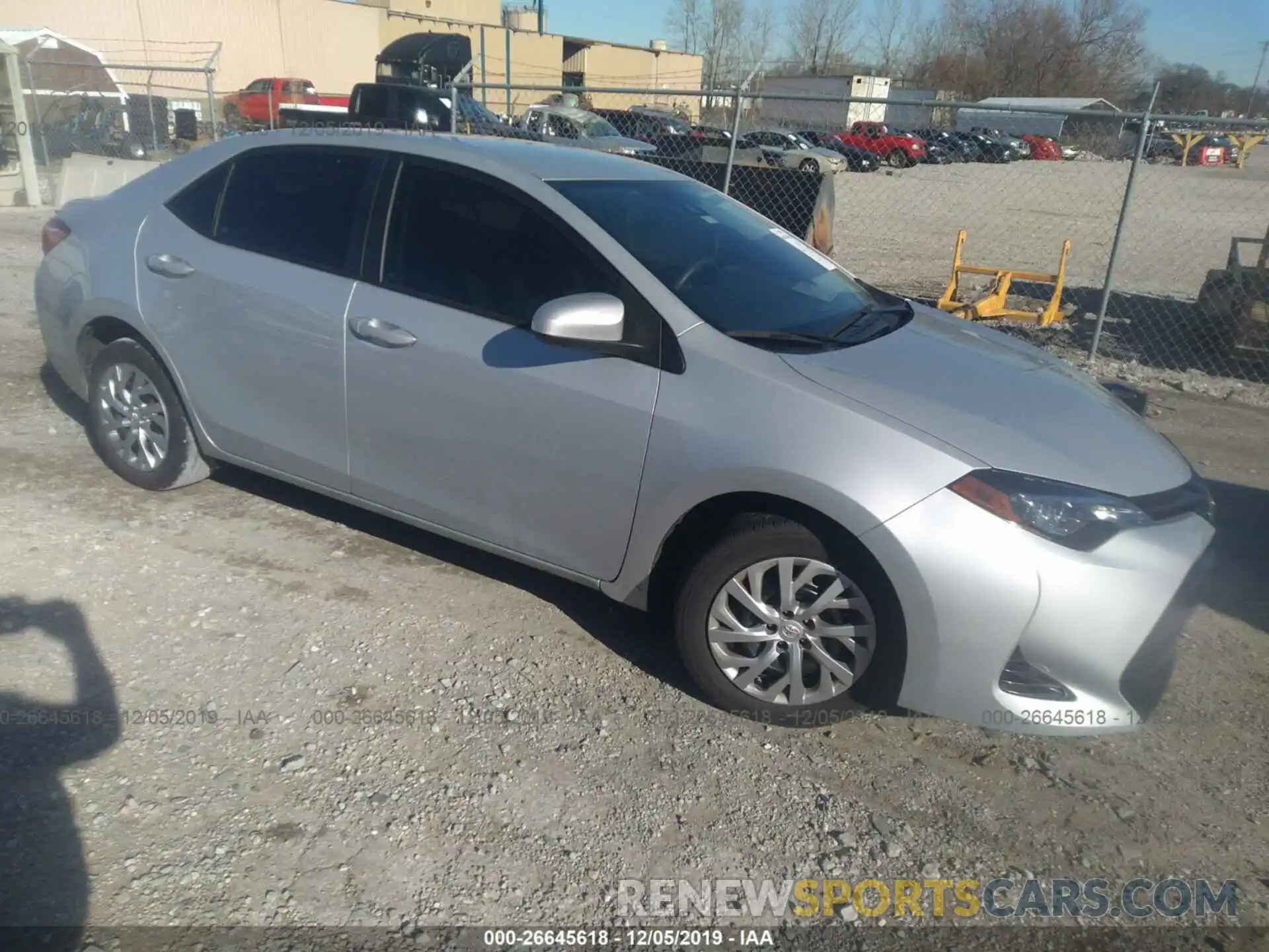 1 Photograph of a damaged car 2T1BURHEXKC213581 TOYOTA COROLLA 2019