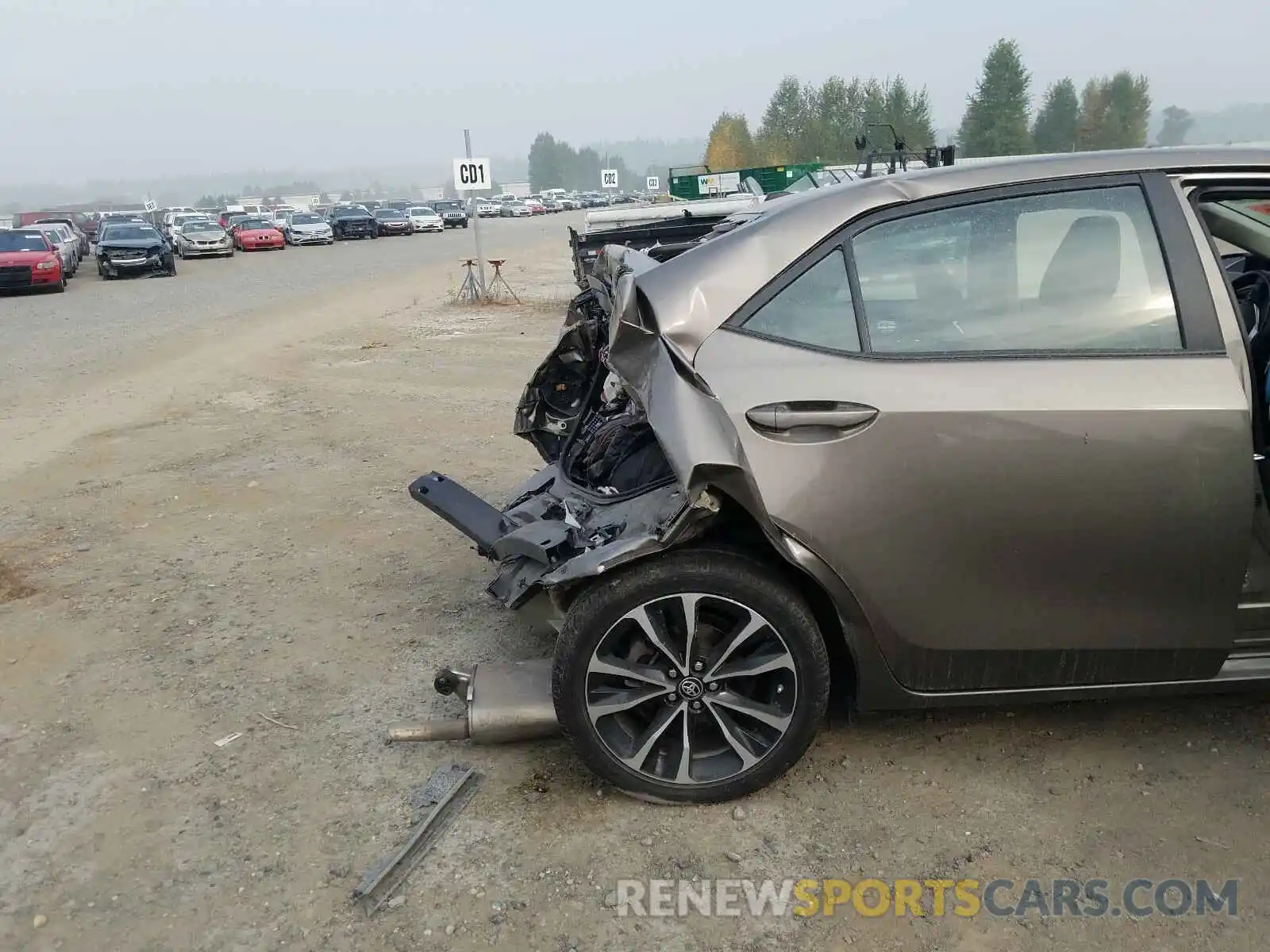 10 Photograph of a damaged car 2T1BURHEXKC213841 TOYOTA COROLLA 2019