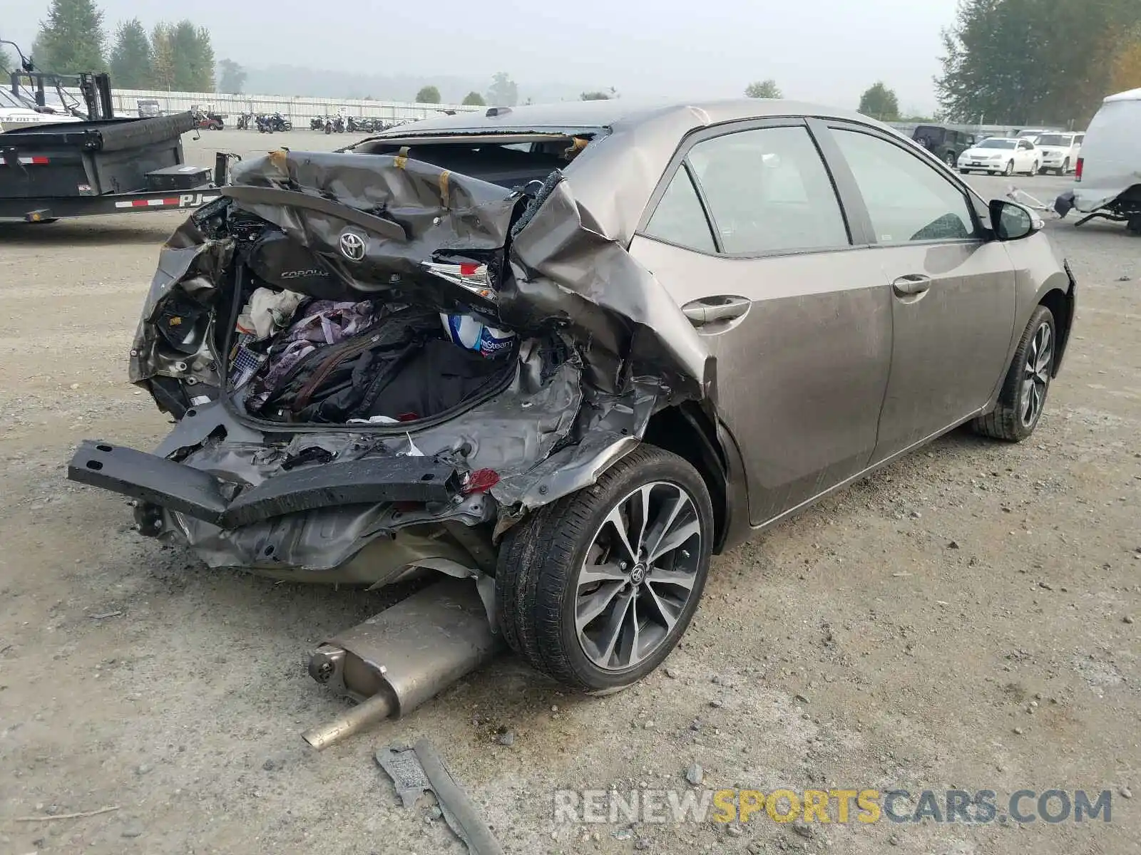 4 Photograph of a damaged car 2T1BURHEXKC213841 TOYOTA COROLLA 2019