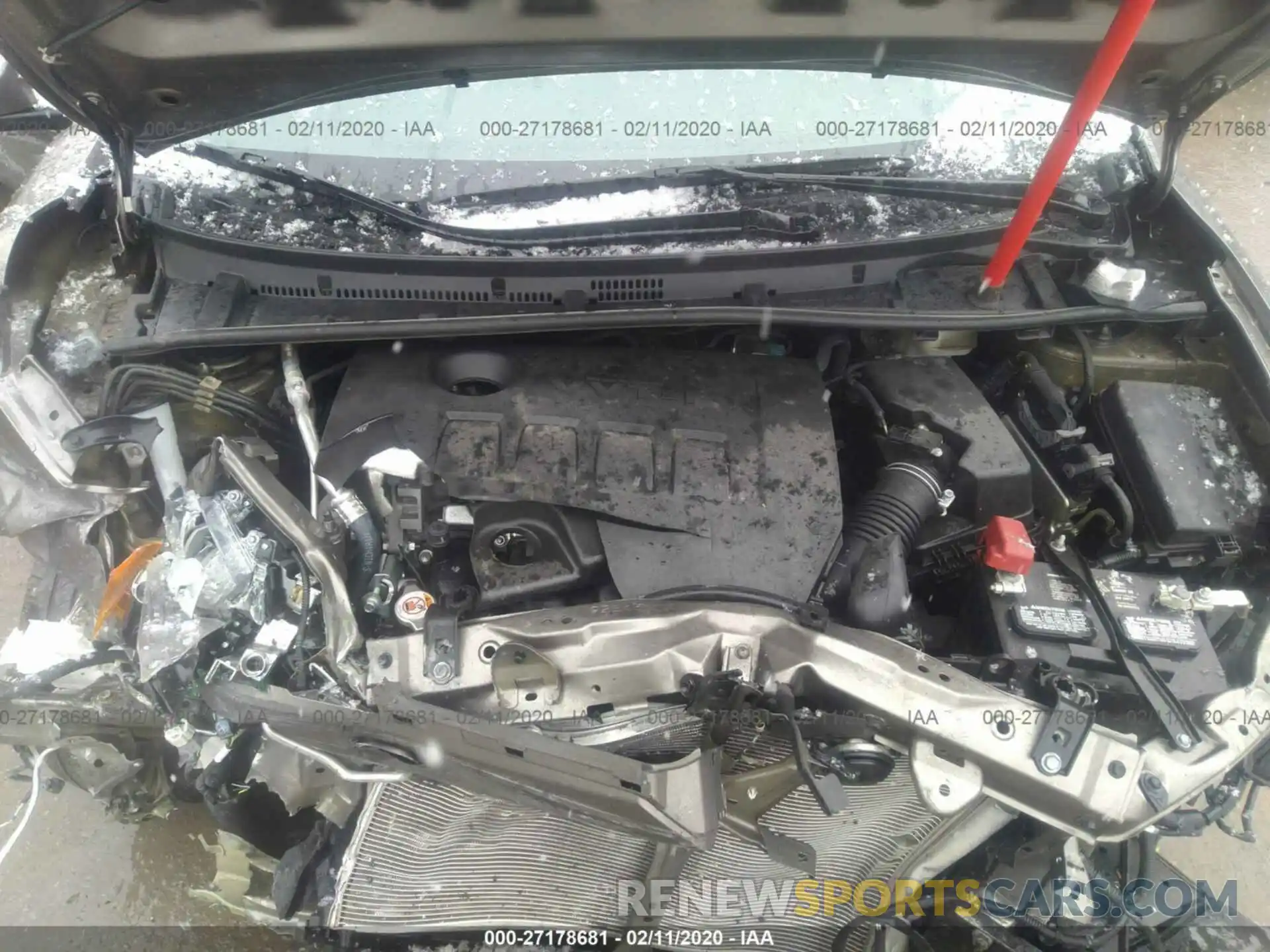 10 Photograph of a damaged car 2T1BURHEXKC214035 TOYOTA COROLLA 2019