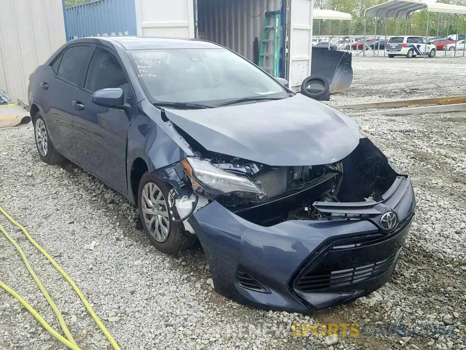 1 Photograph of a damaged car 2T1BURHEXKC214200 TOYOTA COROLLA 2019