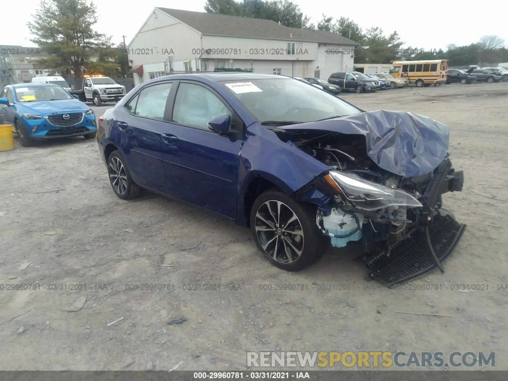 1 Photograph of a damaged car 2T1BURHEXKC214259 TOYOTA COROLLA 2019