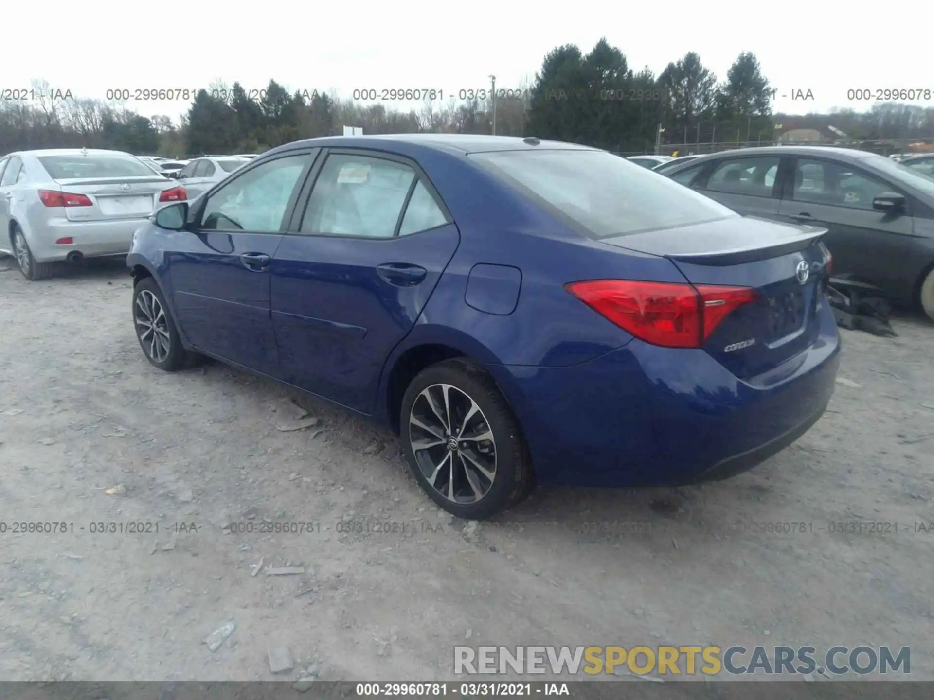 3 Photograph of a damaged car 2T1BURHEXKC214259 TOYOTA COROLLA 2019