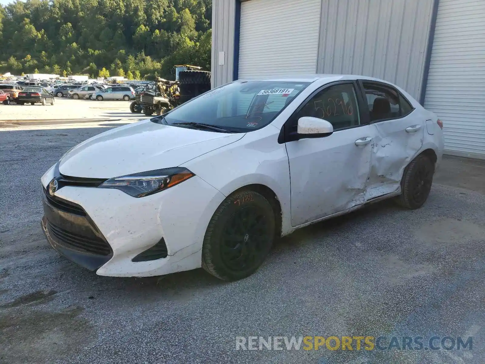 2 Photograph of a damaged car 2T1BURHEXKC214407 TOYOTA COROLLA 2019