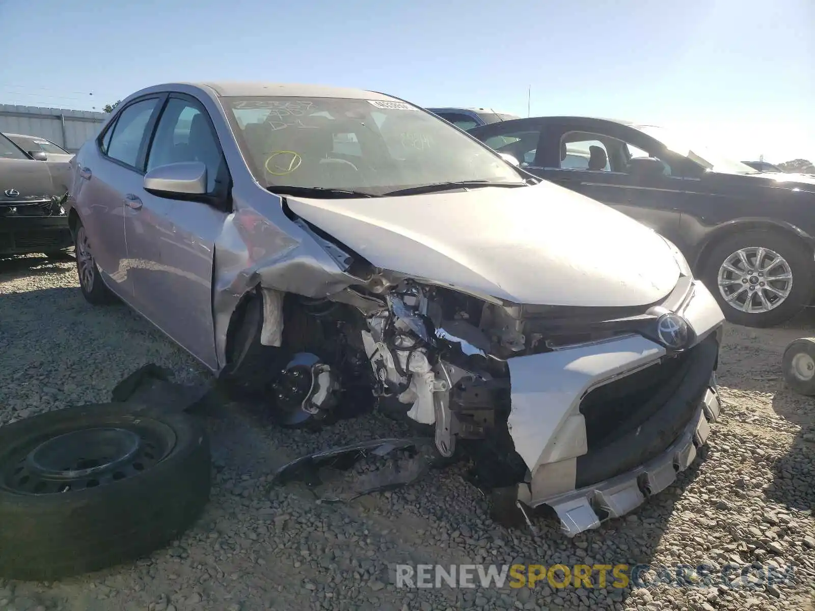 1 Photograph of a damaged car 2T1BURHEXKC214424 TOYOTA COROLLA 2019