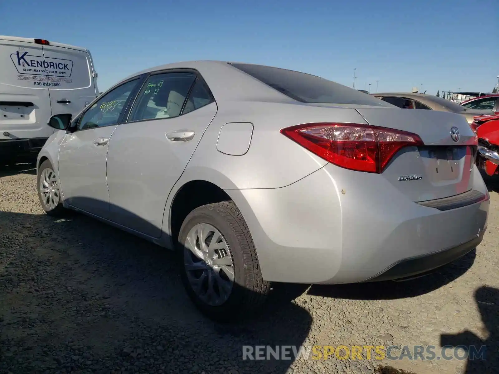 3 Photograph of a damaged car 2T1BURHEXKC214424 TOYOTA COROLLA 2019