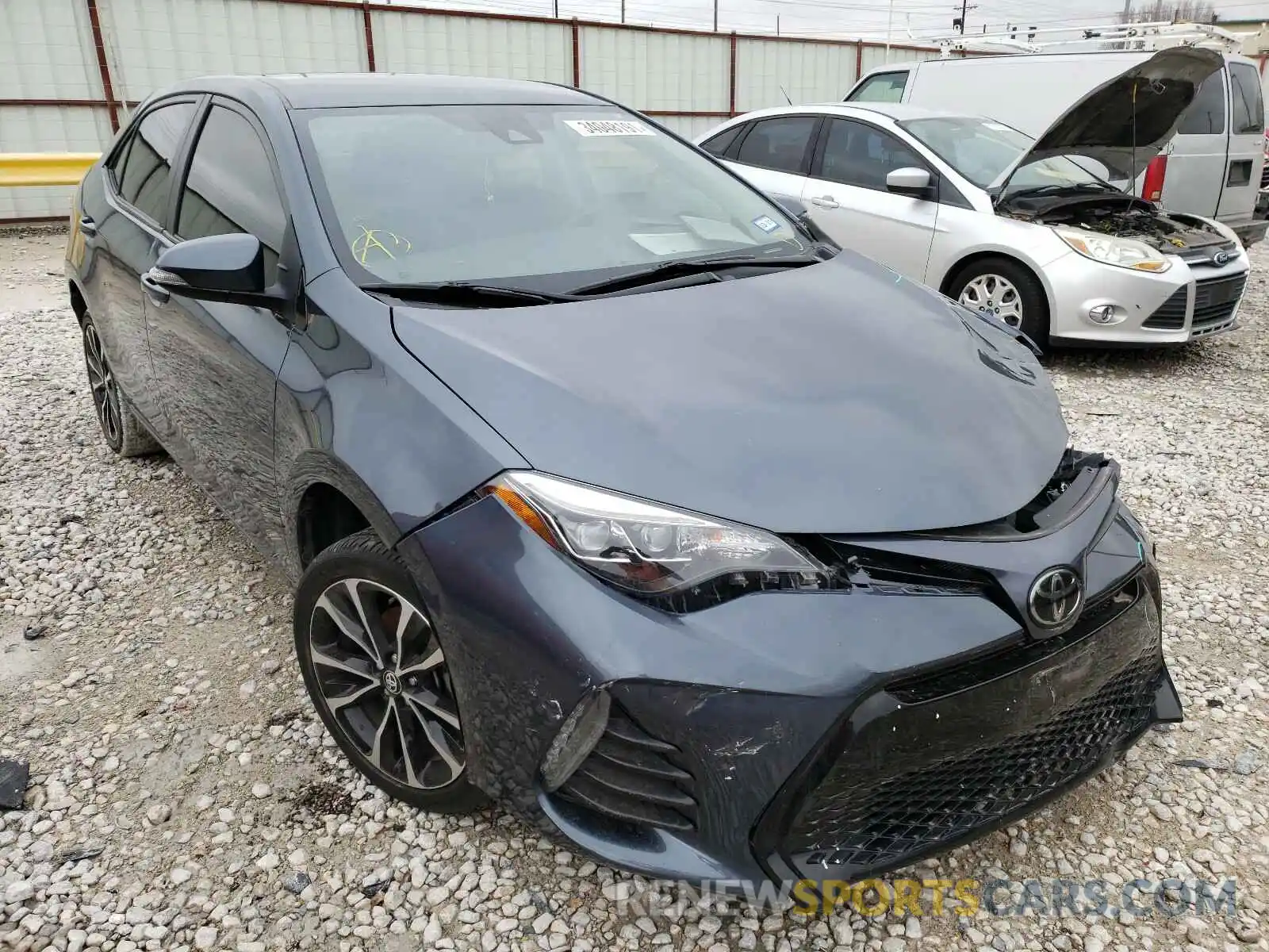 1 Photograph of a damaged car 2T1BURHEXKC214486 TOYOTA COROLLA 2019