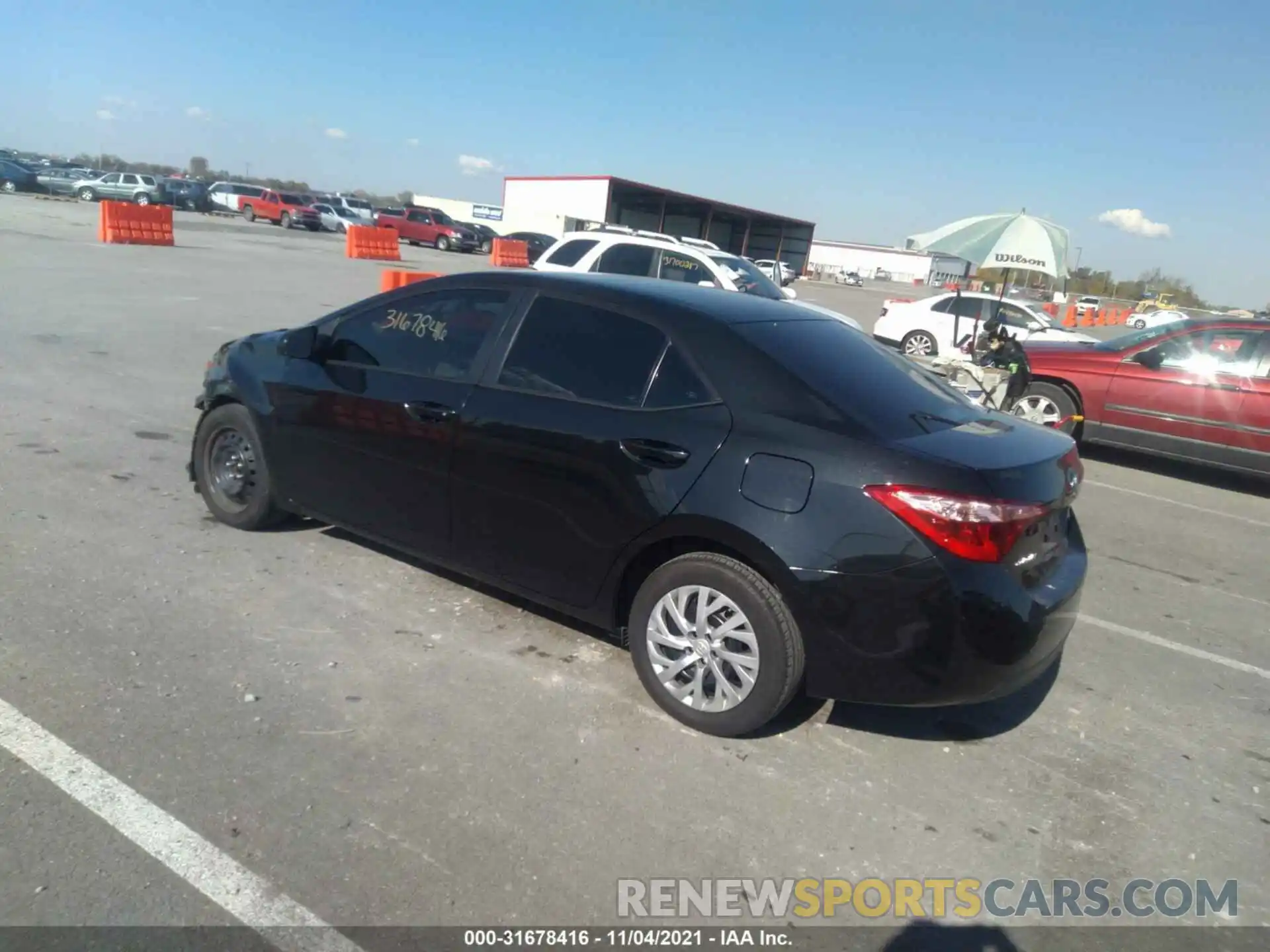 3 Photograph of a damaged car 2T1BURHEXKC214567 TOYOTA COROLLA 2019