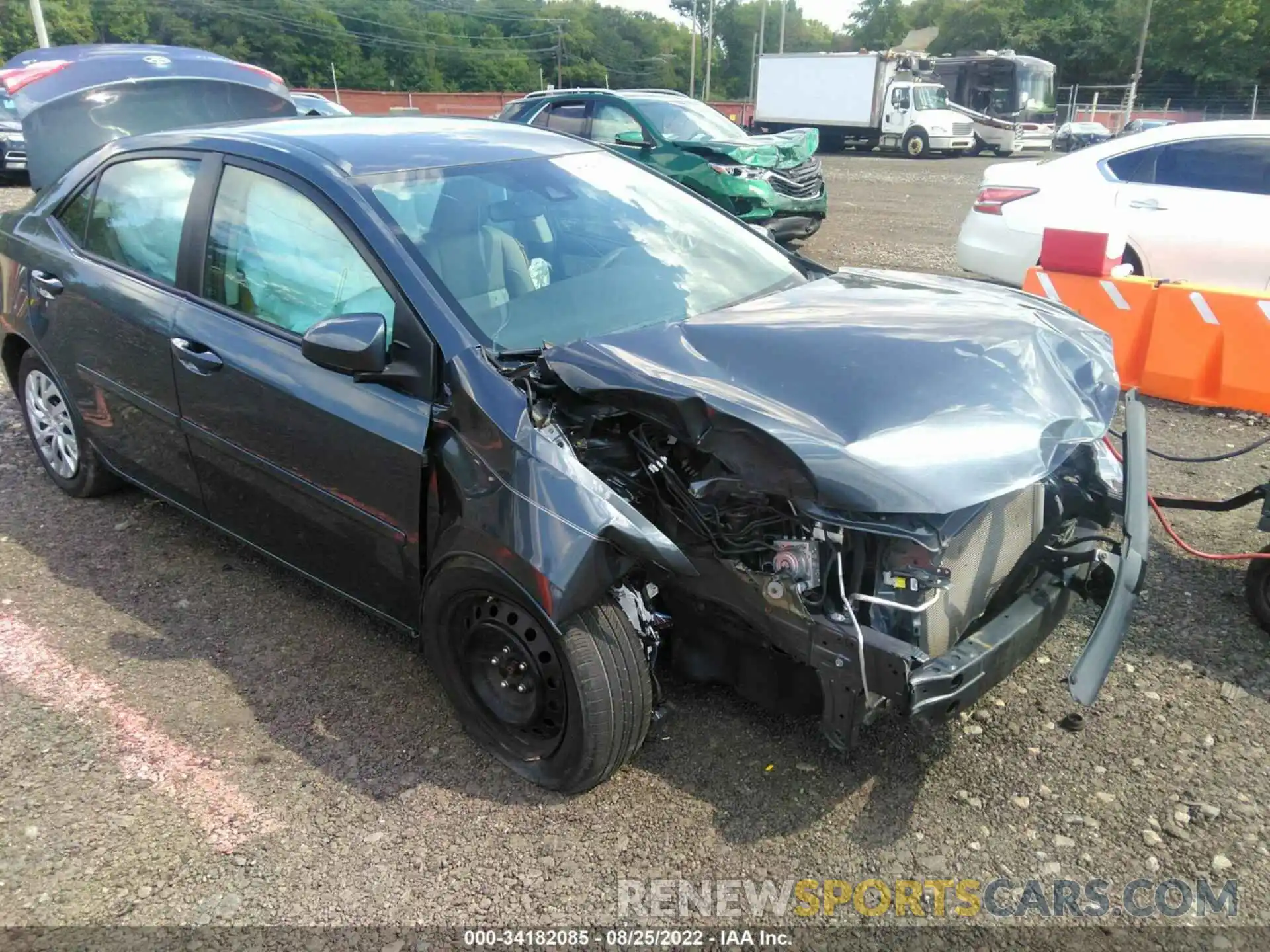 1 Photograph of a damaged car 2T1BURHEXKC214858 TOYOTA COROLLA 2019