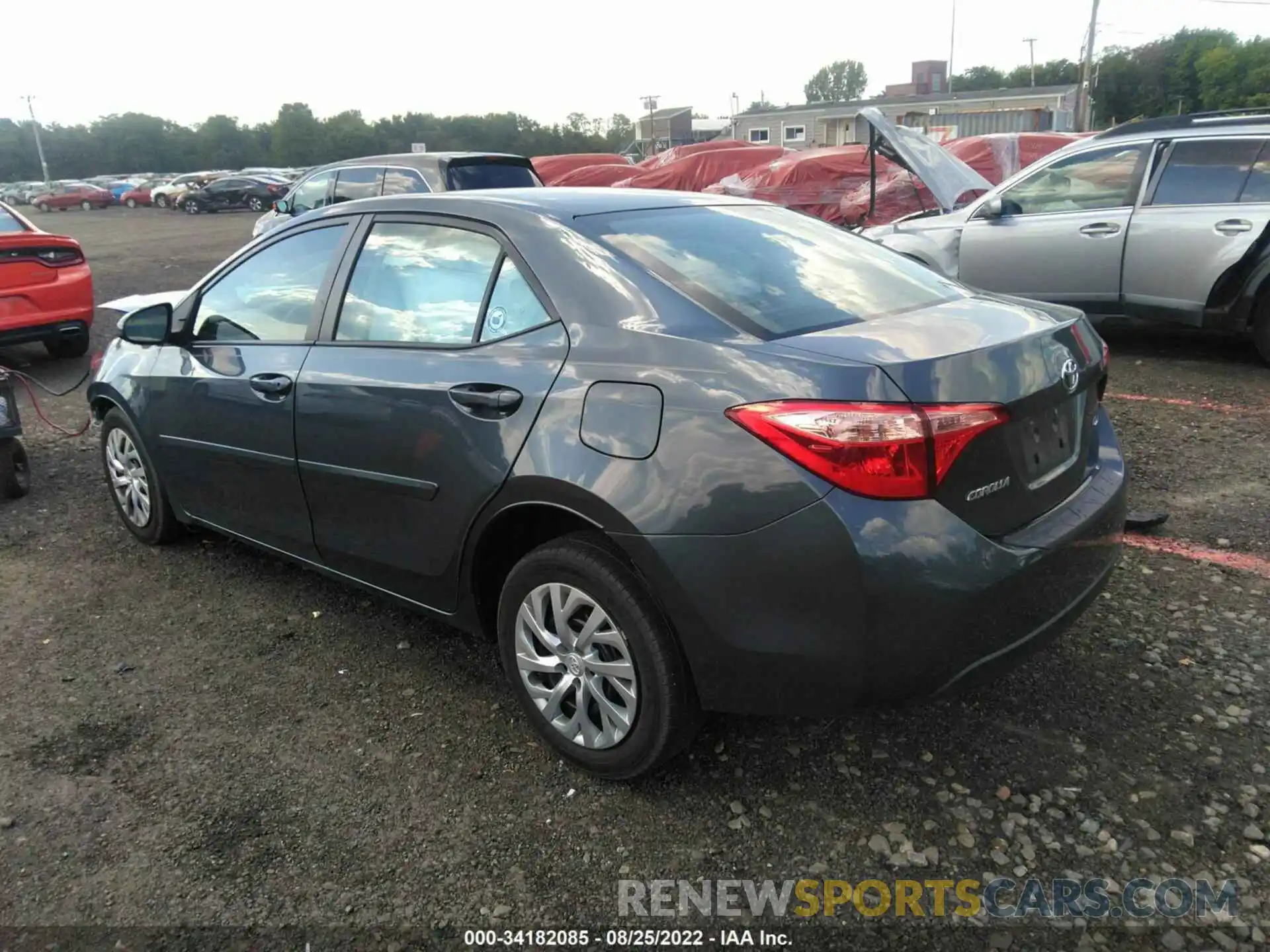 3 Photograph of a damaged car 2T1BURHEXKC214858 TOYOTA COROLLA 2019