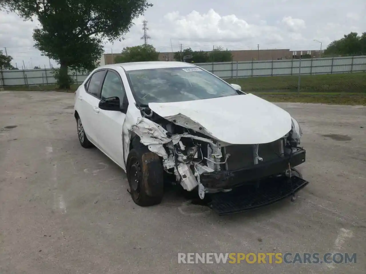 1 Photograph of a damaged car 2T1BURHEXKC214911 TOYOTA COROLLA 2019