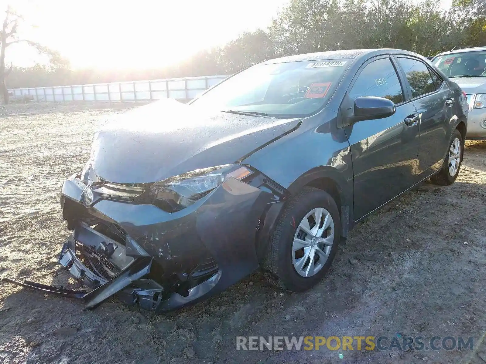 2 Photograph of a damaged car 2T1BURHEXKC215038 TOYOTA COROLLA 2019