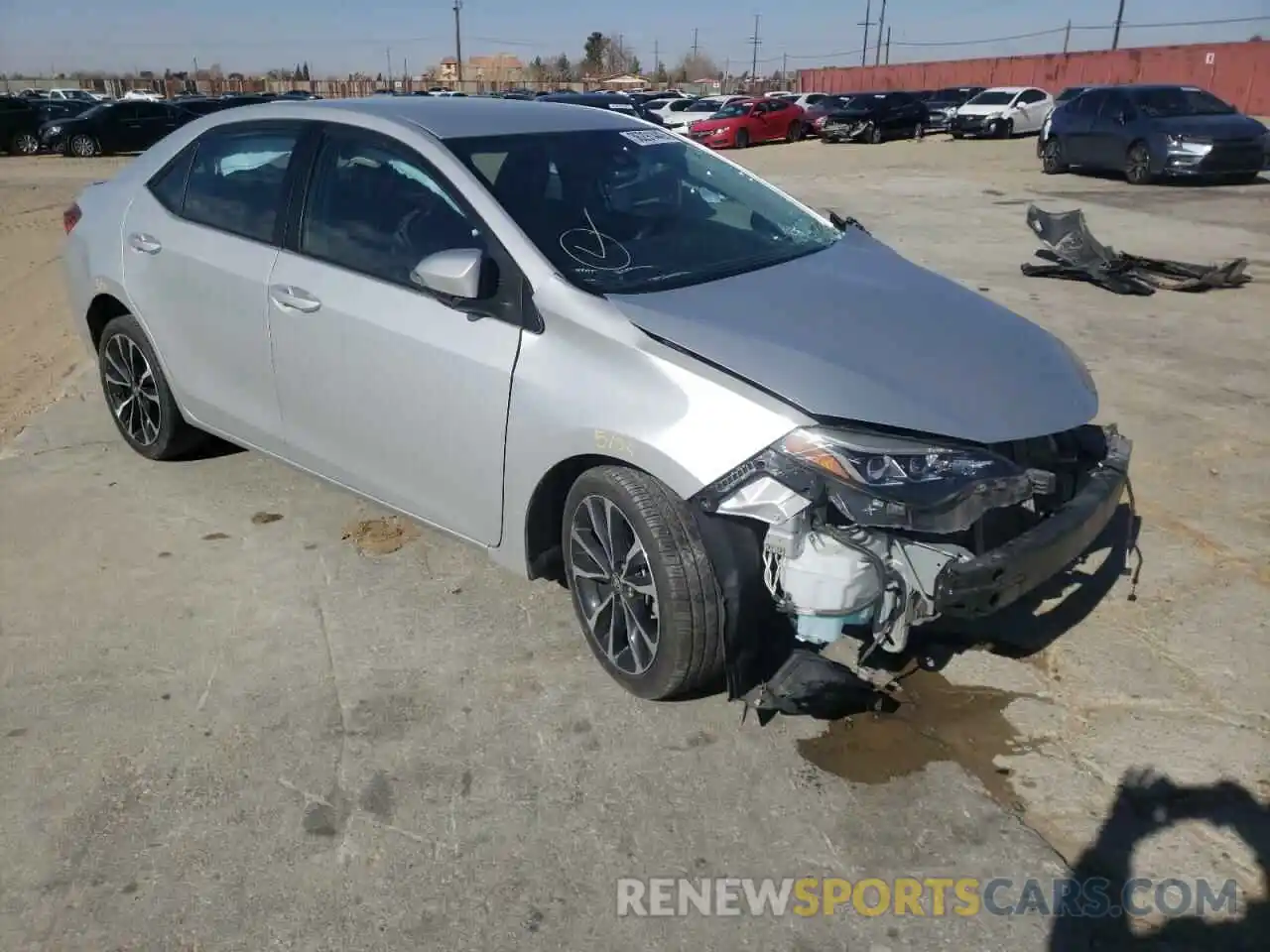 1 Photograph of a damaged car 2T1BURHEXKC215251 TOYOTA COROLLA 2019