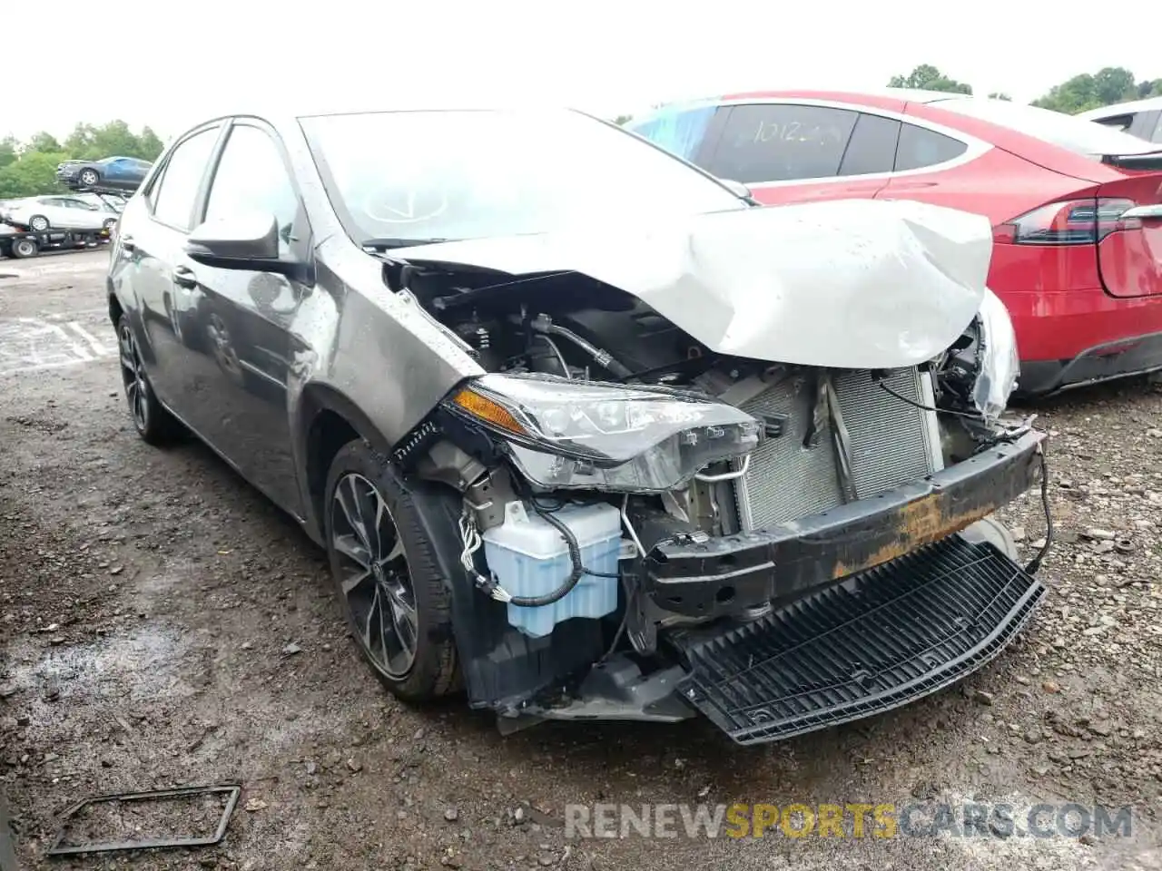 1 Photograph of a damaged car 2T1BURHEXKC215671 TOYOTA COROLLA 2019