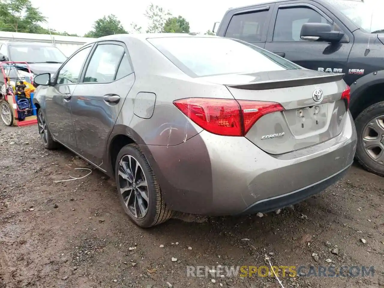 3 Photograph of a damaged car 2T1BURHEXKC215671 TOYOTA COROLLA 2019