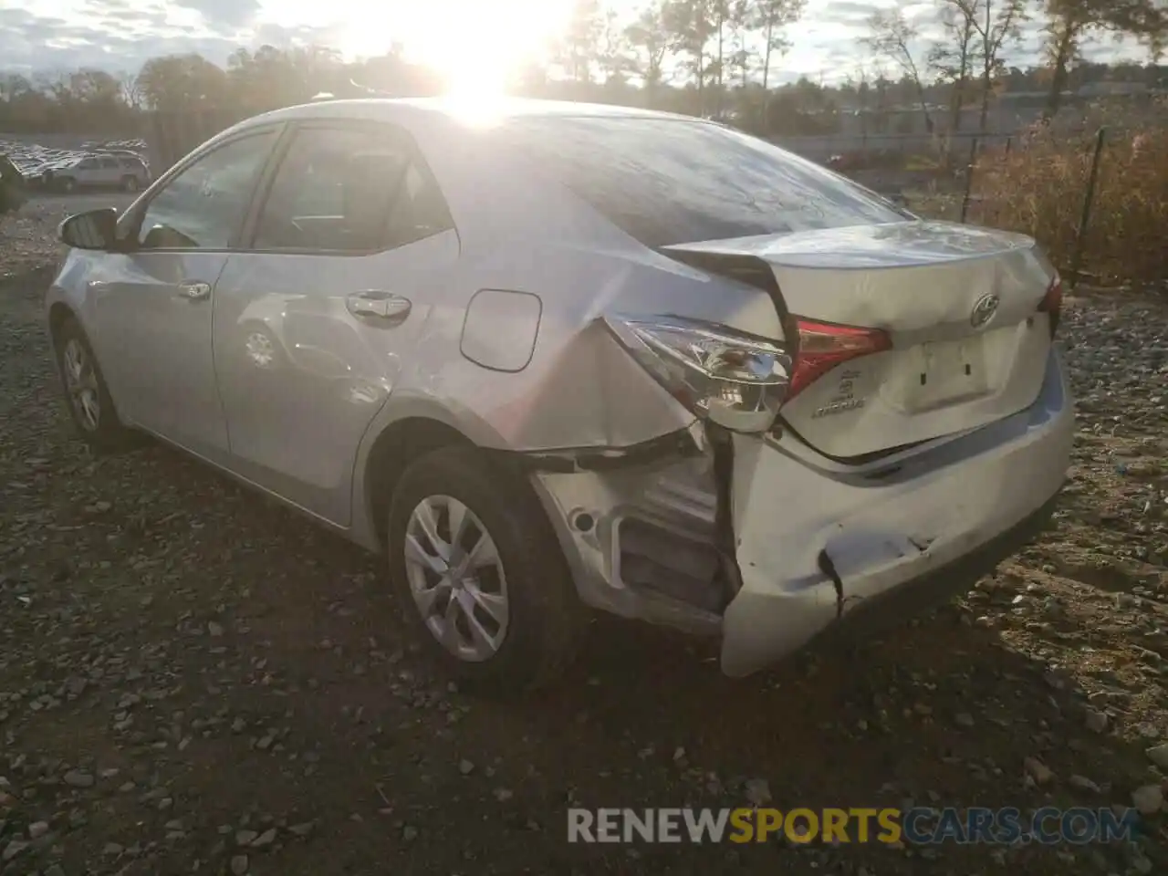 3 Photograph of a damaged car 2T1BURHEXKC215878 TOYOTA COROLLA 2019