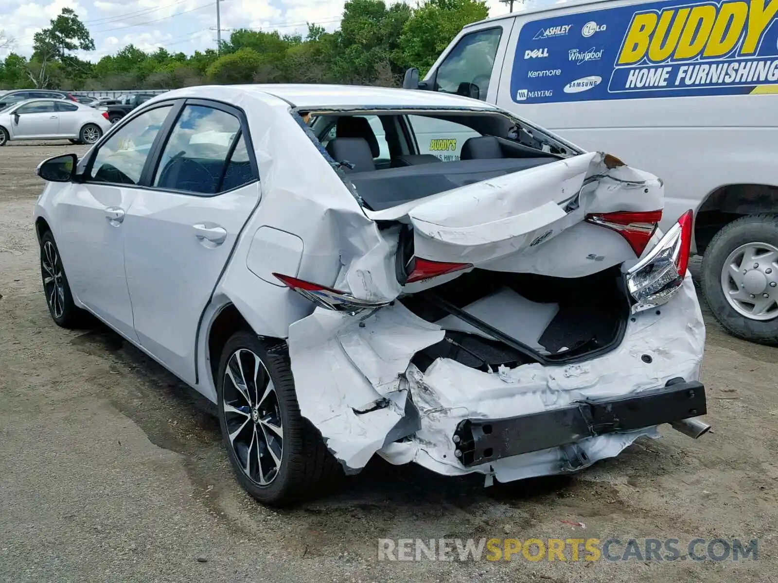 3 Photograph of a damaged car 2T1BURHEXKC216013 TOYOTA COROLLA 2019