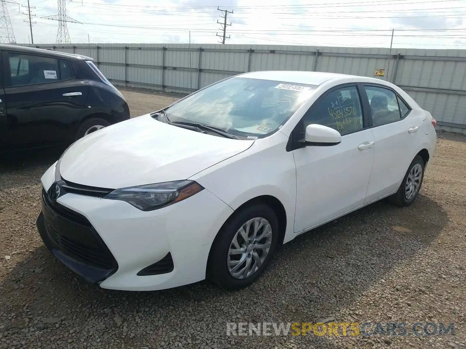 2 Photograph of a damaged car 2T1BURHEXKC216027 TOYOTA COROLLA 2019