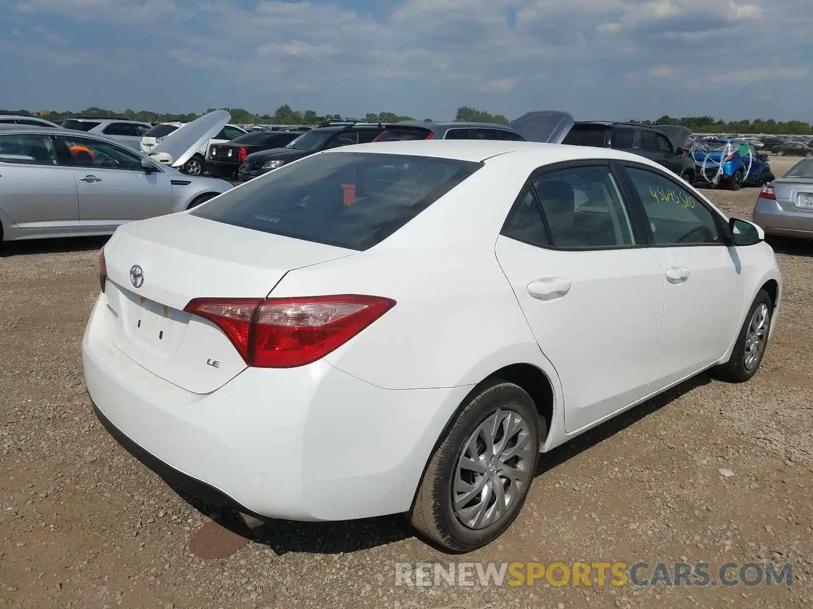 4 Photograph of a damaged car 2T1BURHEXKC216027 TOYOTA COROLLA 2019