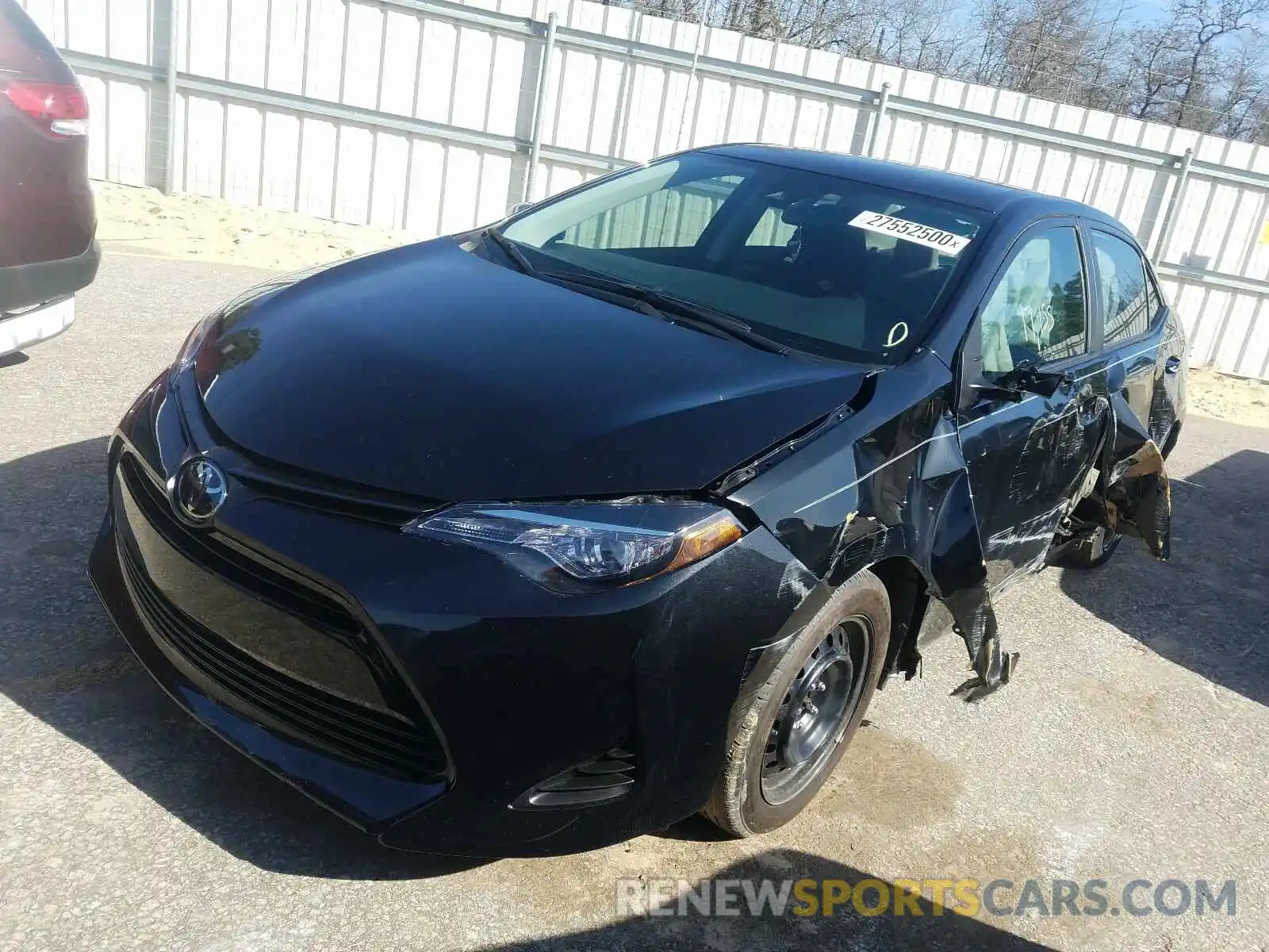 2 Photograph of a damaged car 2T1BURHEXKC216335 TOYOTA COROLLA 2019