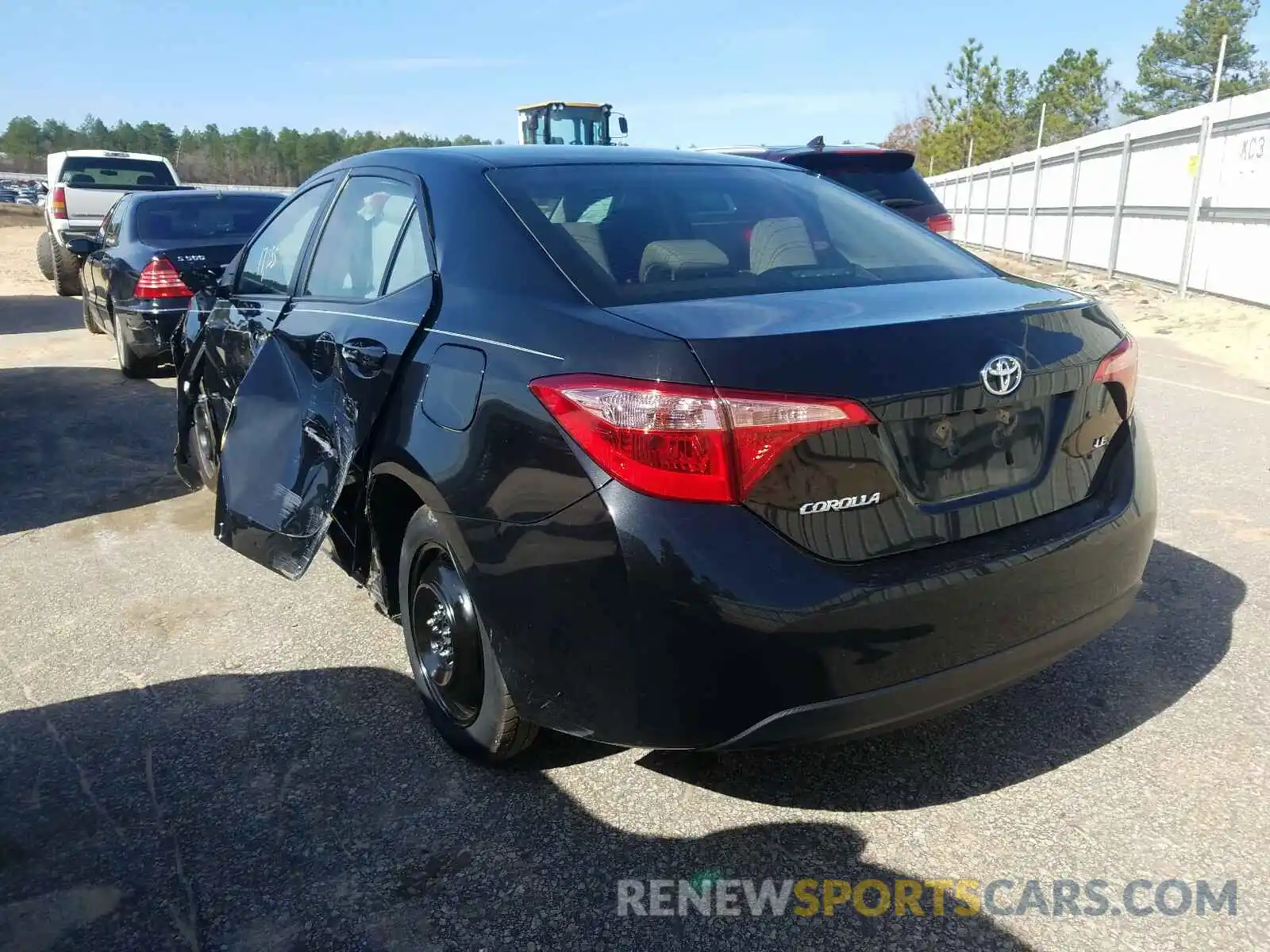 3 Photograph of a damaged car 2T1BURHEXKC216335 TOYOTA COROLLA 2019