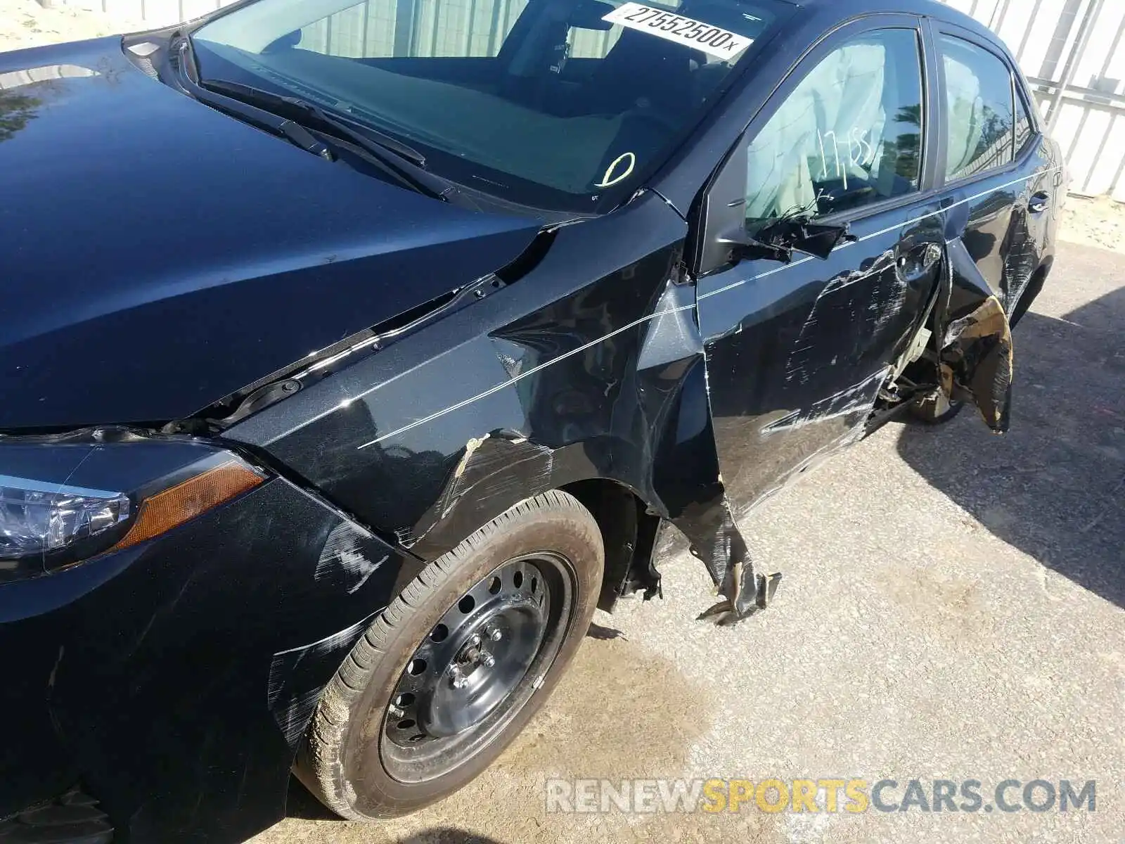 9 Photograph of a damaged car 2T1BURHEXKC216335 TOYOTA COROLLA 2019