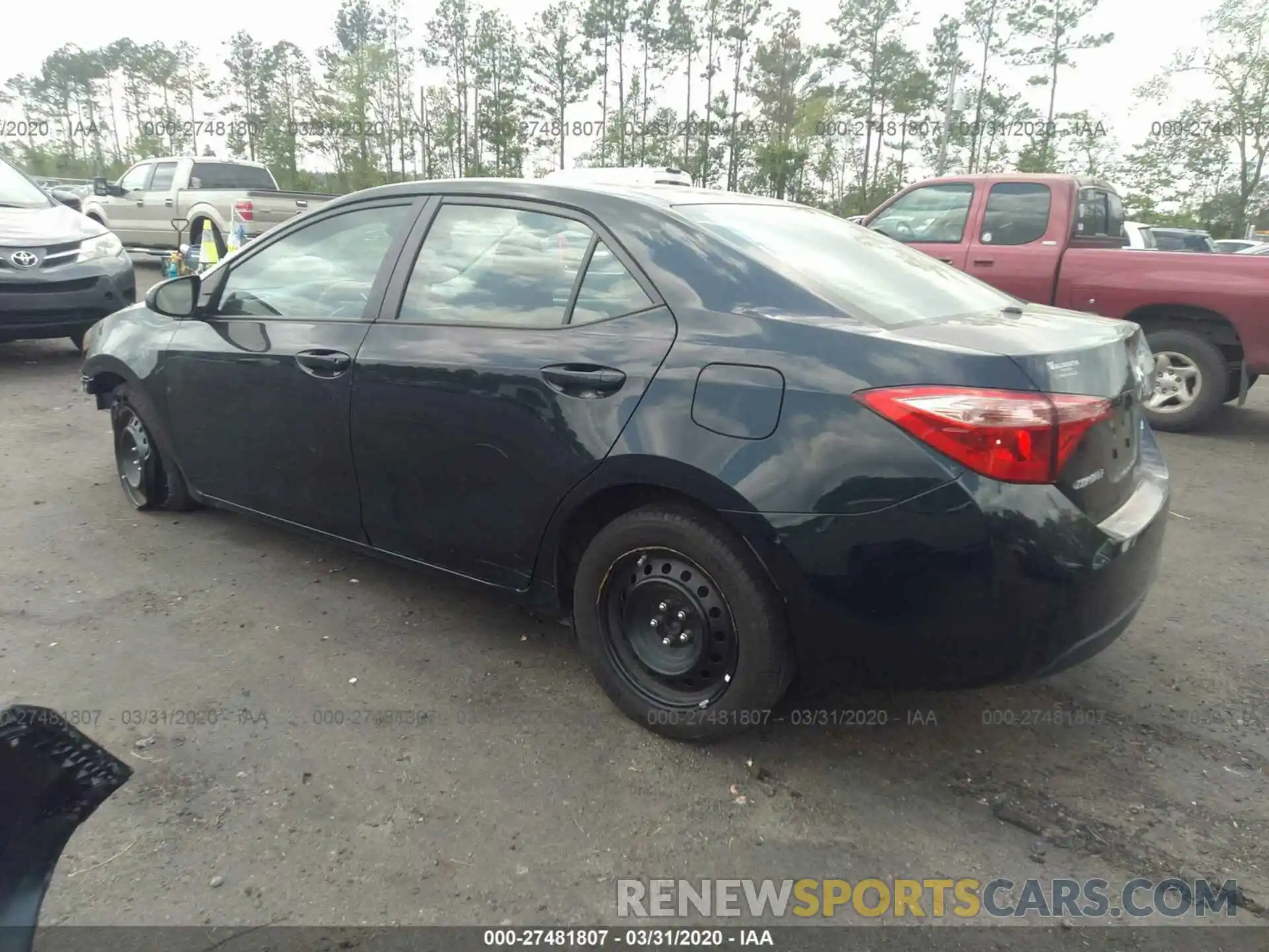 3 Photograph of a damaged car 2T1BURHEXKC217193 TOYOTA COROLLA 2019