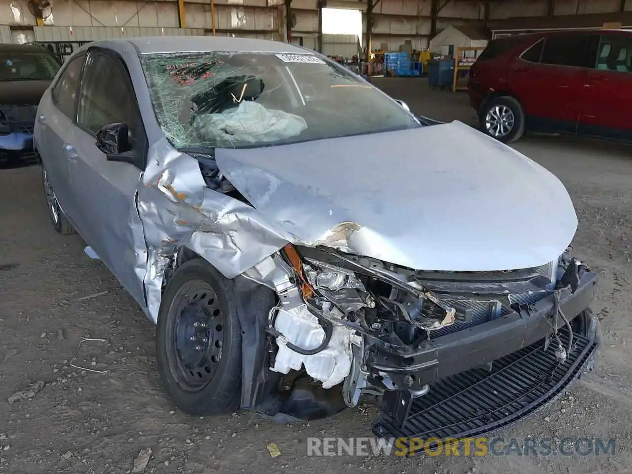 1 Photograph of a damaged car 2T1BURHEXKC217288 TOYOTA COROLLA 2019