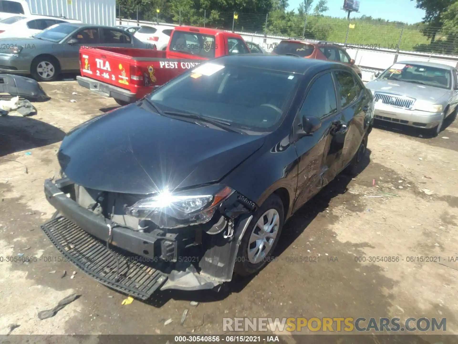 2 Photograph of a damaged car 2T1BURHEXKC217596 TOYOTA COROLLA 2019