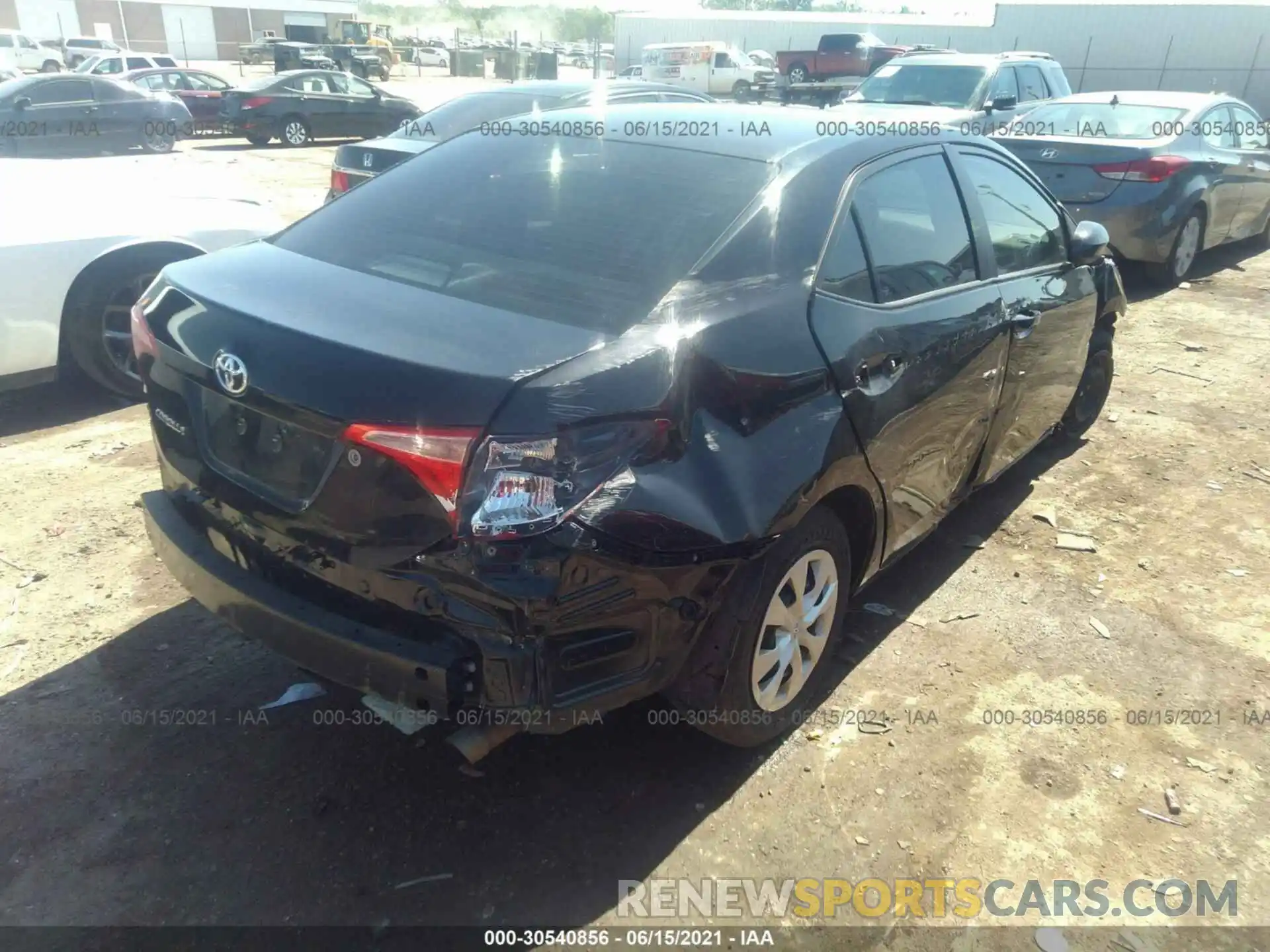 6 Photograph of a damaged car 2T1BURHEXKC217596 TOYOTA COROLLA 2019