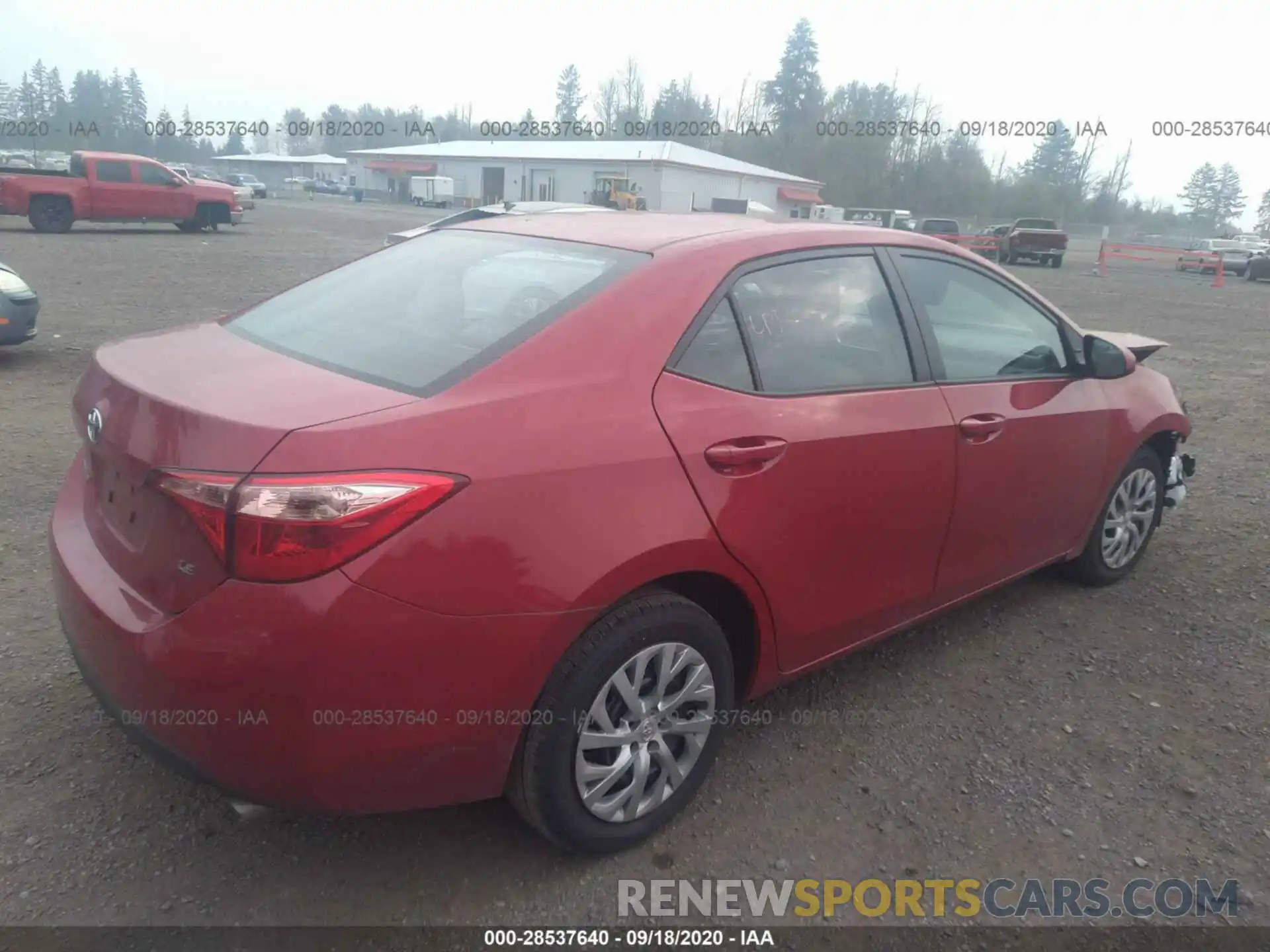 4 Photograph of a damaged car 2T1BURHEXKC217985 TOYOTA COROLLA 2019