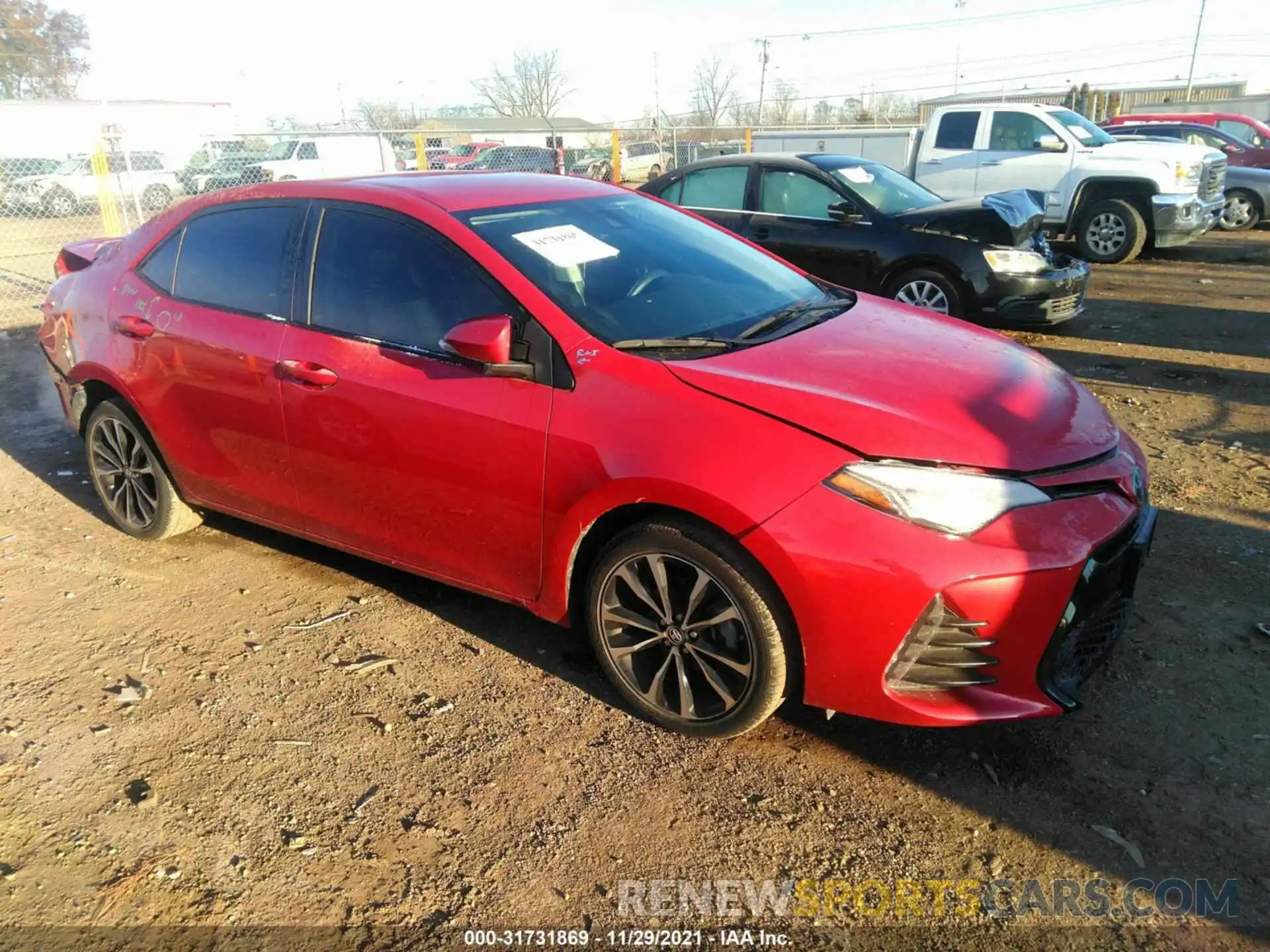 1 Photograph of a damaged car 2T1BURHEXKC218098 TOYOTA COROLLA 2019