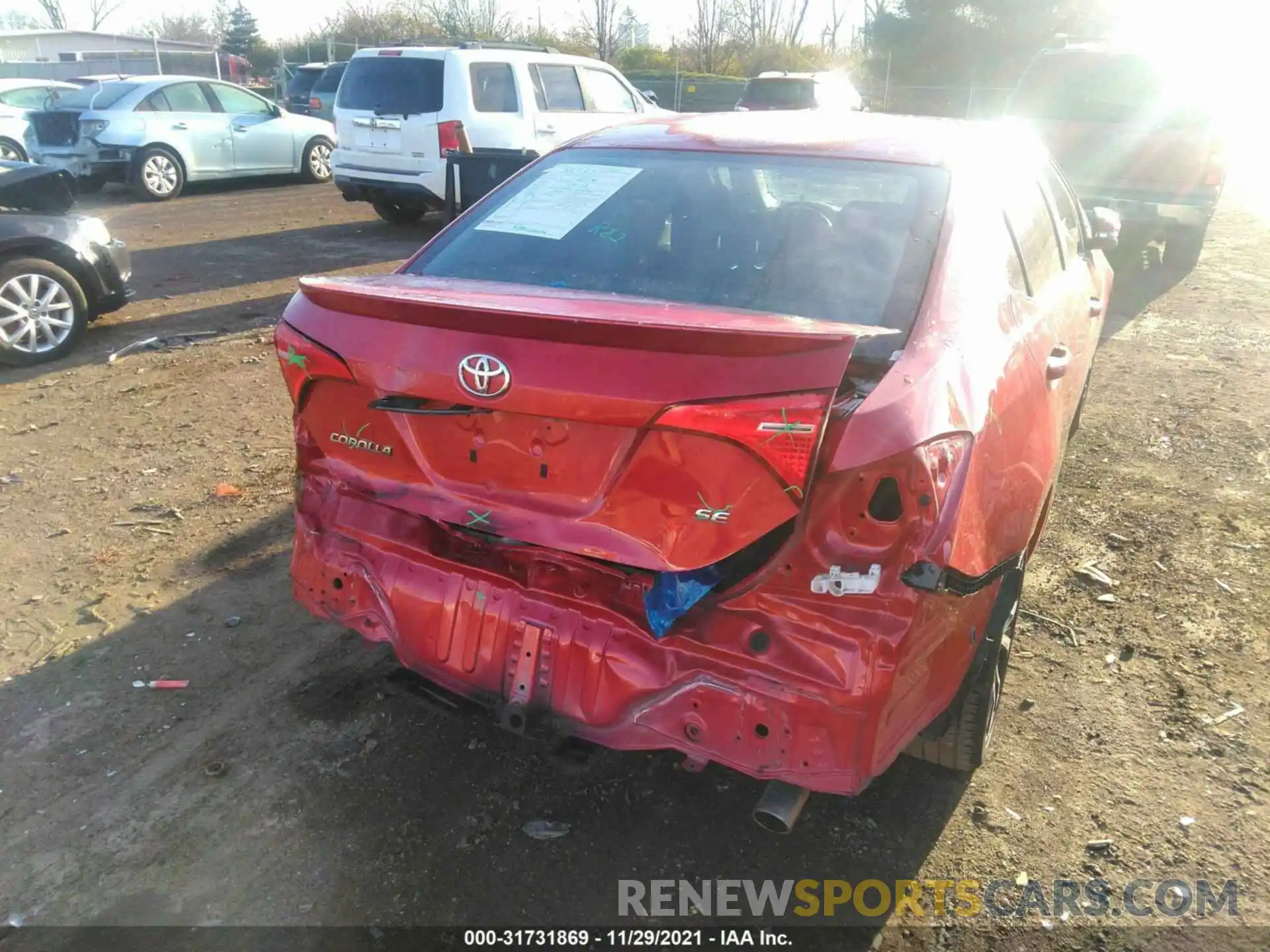 6 Photograph of a damaged car 2T1BURHEXKC218098 TOYOTA COROLLA 2019