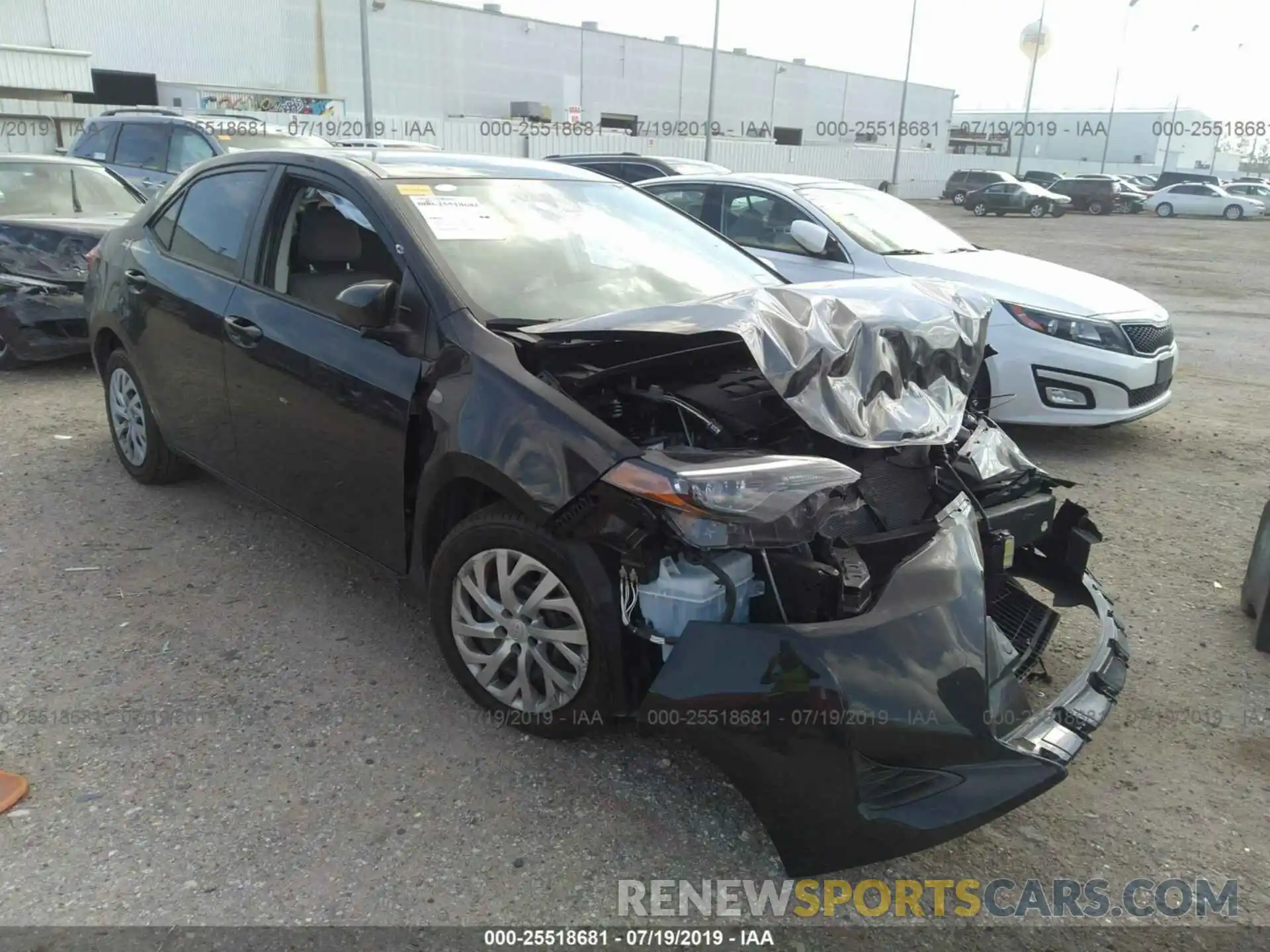 1 Photograph of a damaged car 2T1BURHEXKC218862 TOYOTA COROLLA 2019