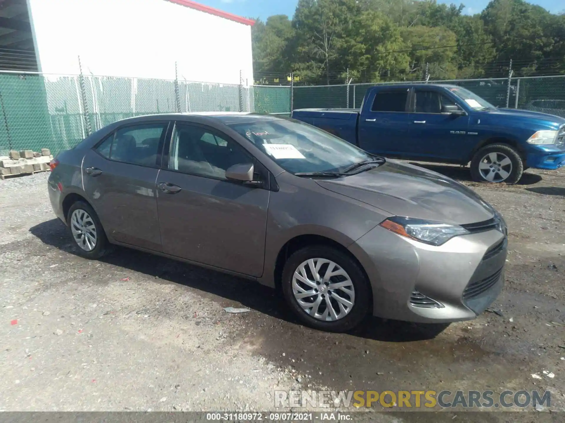 1 Photograph of a damaged car 2T1BURHEXKC218943 TOYOTA COROLLA 2019